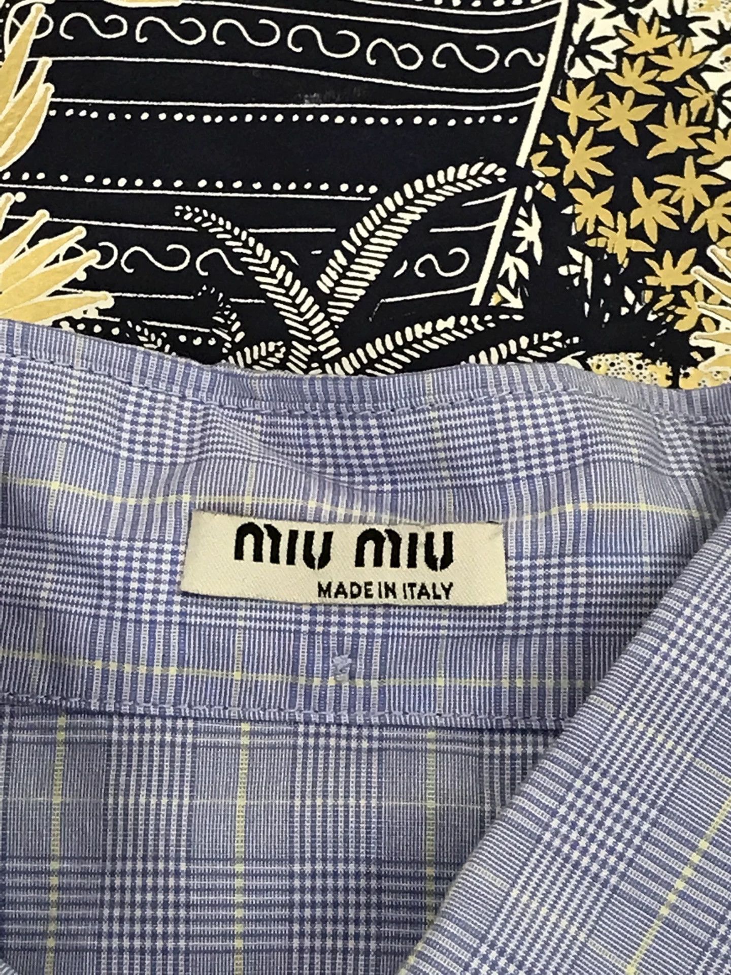 Miu Miu Miu Miu Bow Logo Shirt Top Size S / US 4 / IT 40 - 4 Thumbnail