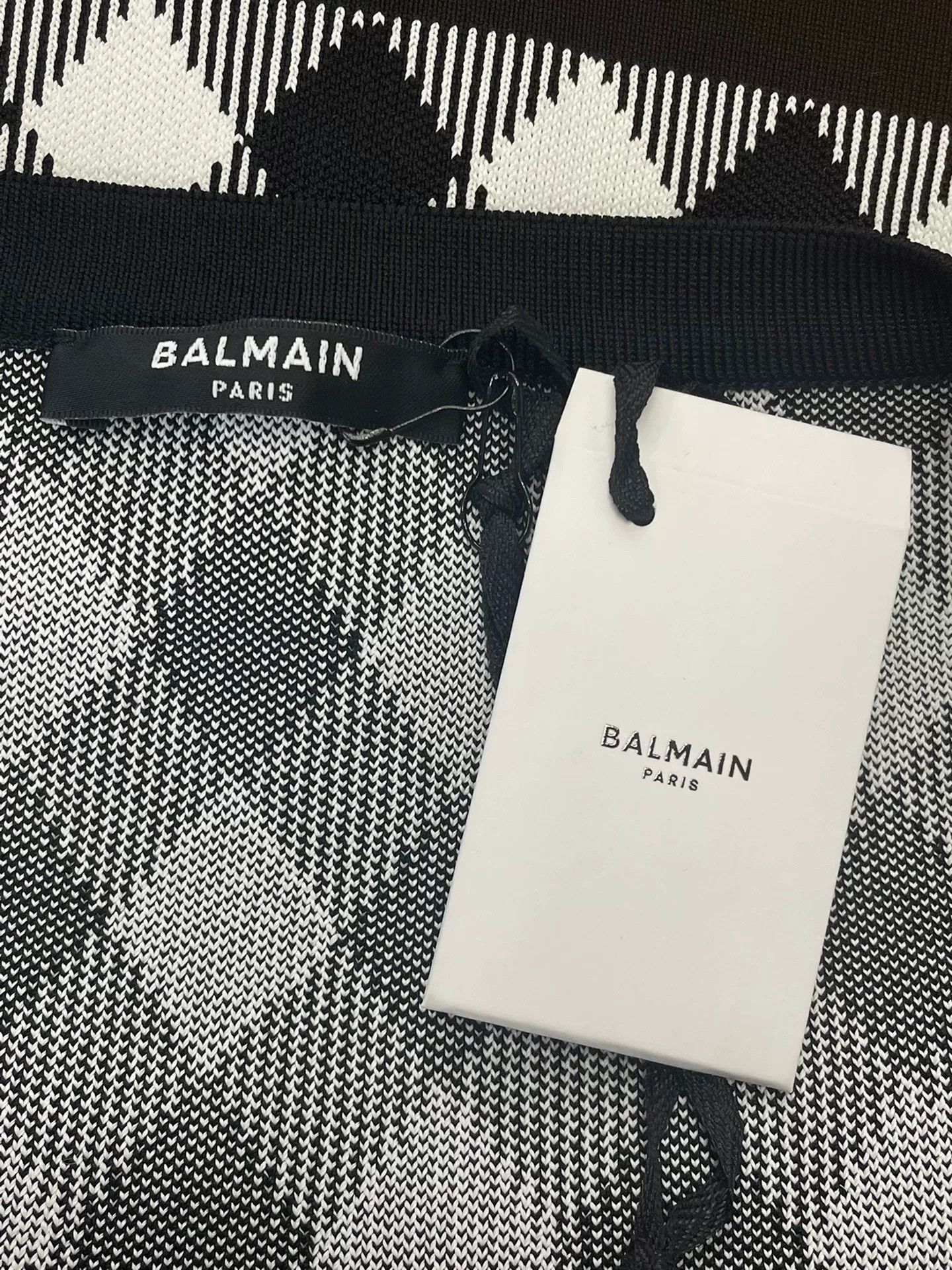 Balmain Balmain Black White Check Short Vest Size S / US 4 / IT 40 - 4 Thumbnail