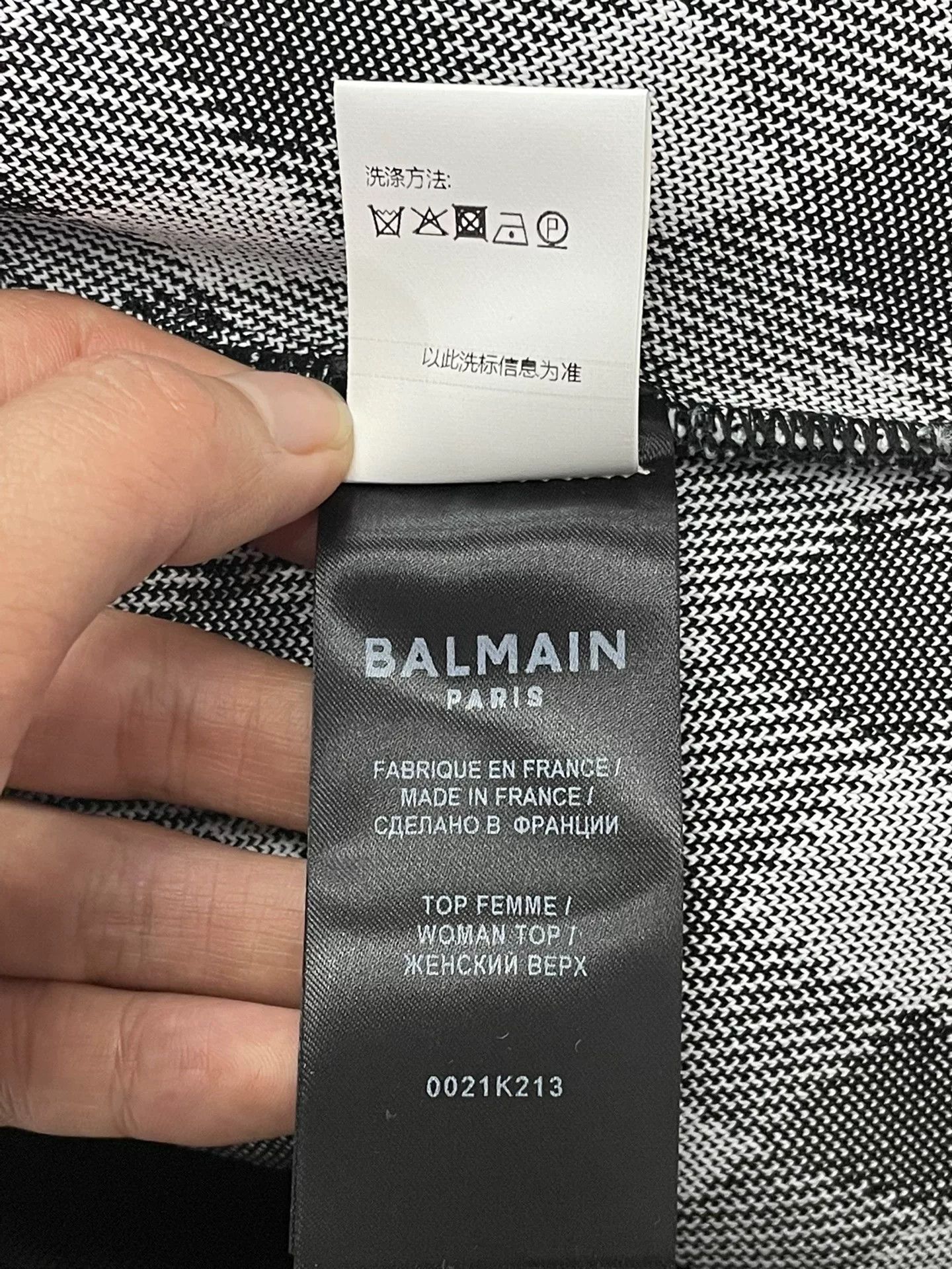 Balmain Balmain Black White Check Short Vest Size S / US 4 / IT 40 - 6 Thumbnail
