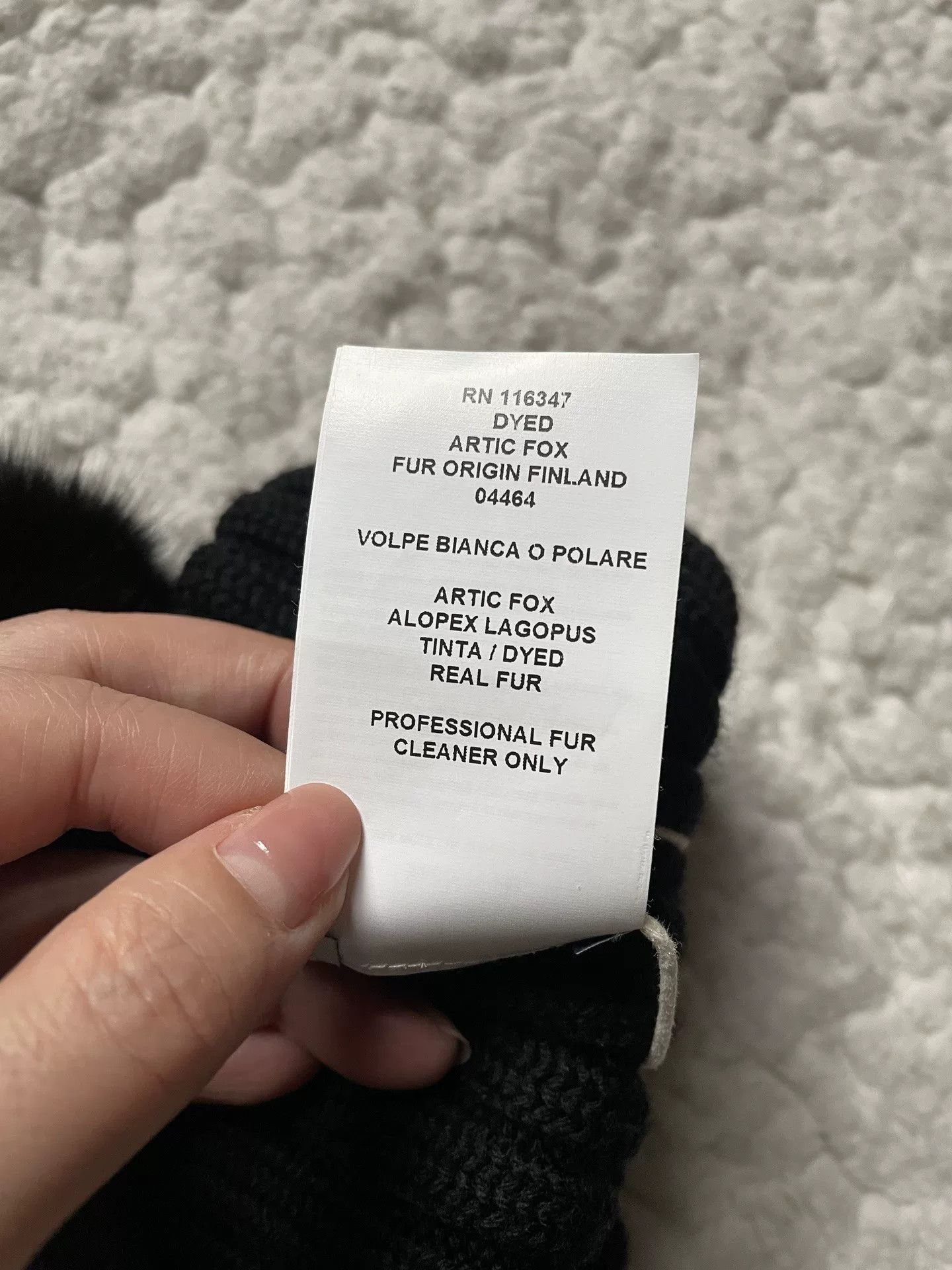 Moncler Moncler Black 40cm Hat Size ONE SIZE - 6 Thumbnail