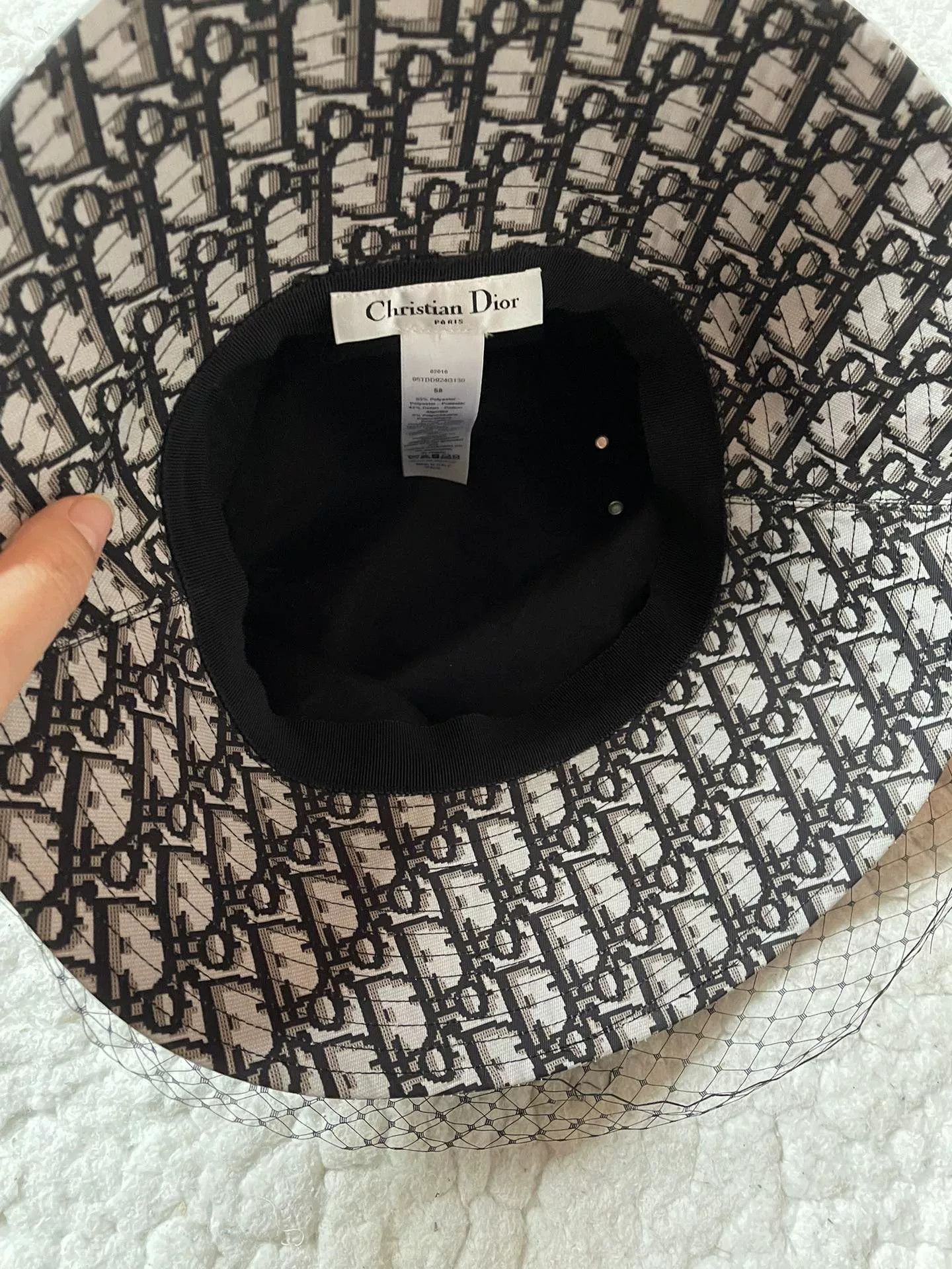 Dior Dior Mesh Bucket Hat Size ONE SIZE - 4 Thumbnail