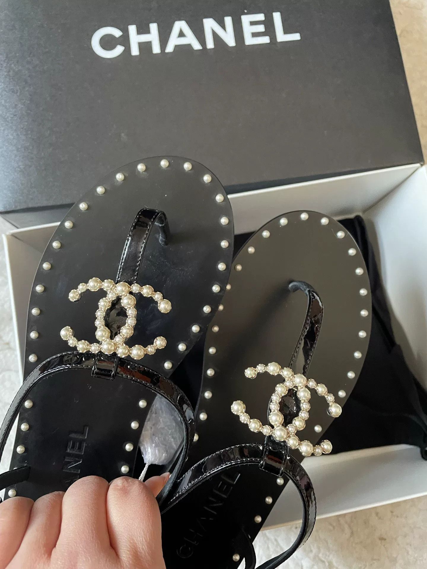 Chanel Chanel Sandals Size 35.5 Size US 4.5 / IT 34.5 - 3 Thumbnail