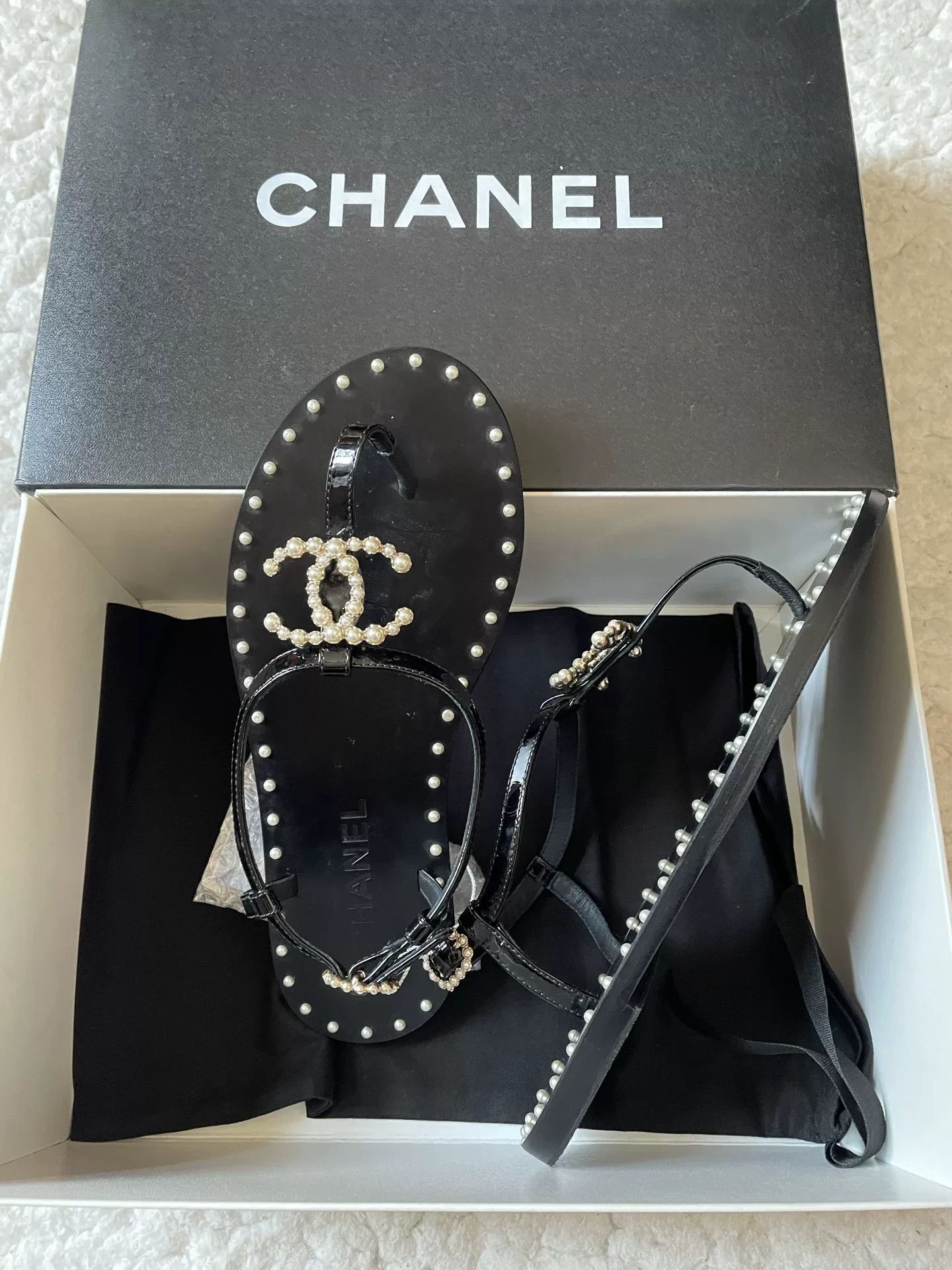 Chanel Chanel Sandals Size 35.5 Size US 4.5 / IT 34.5 - 2 Thumbnail