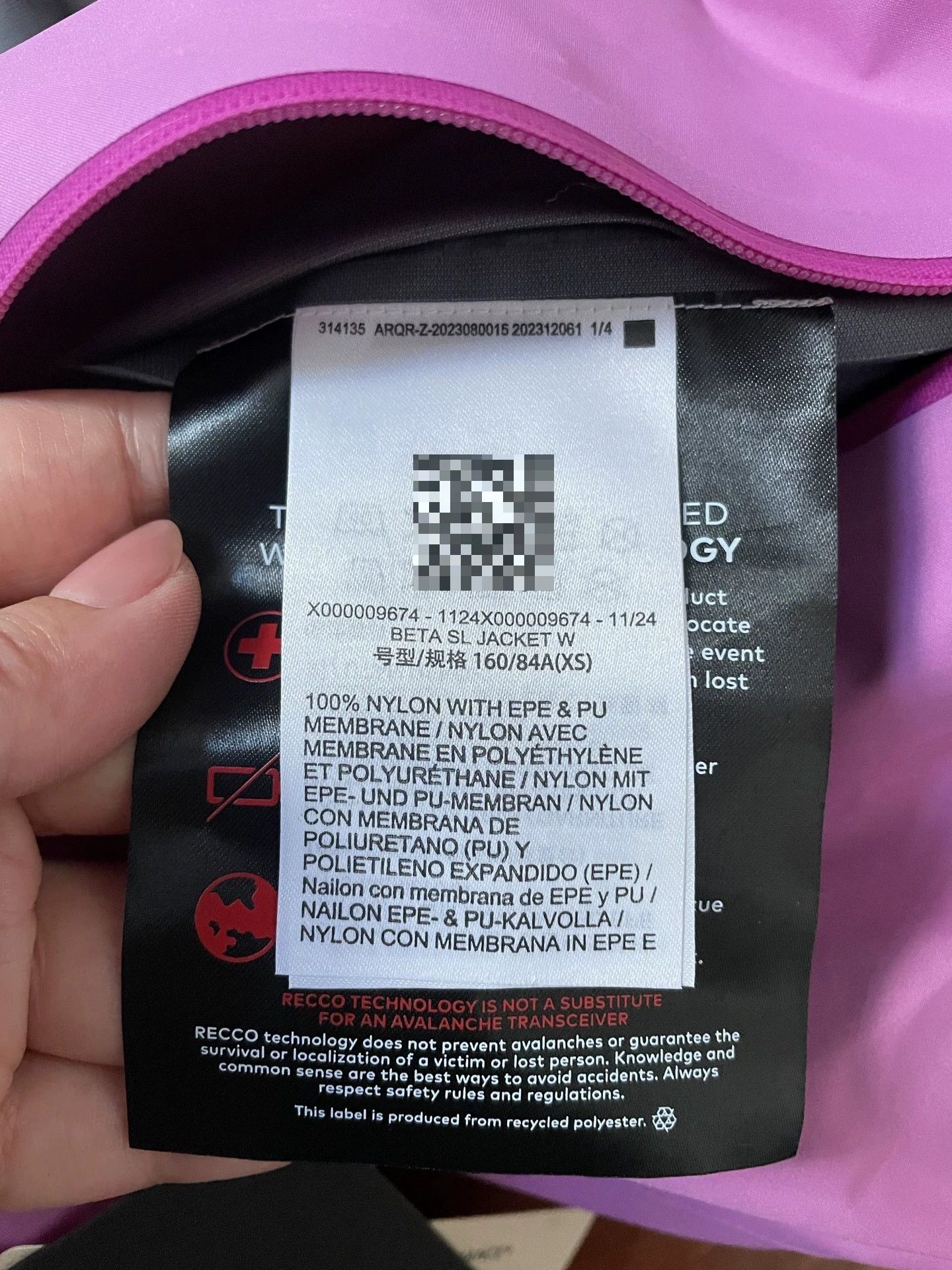 Arc'teryx Arc'teryx Beta SL Alpenglow New Size XS / US 0-2 / IT 36-38 - 4 Thumbnail