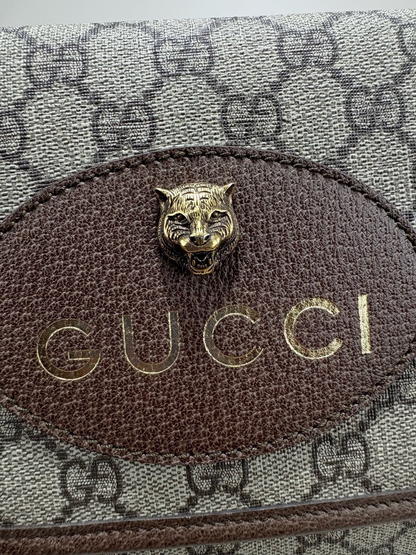 Gucci Gucci Tiger Head Large Messenger Bag Size ONE SIZE - 4 Thumbnail