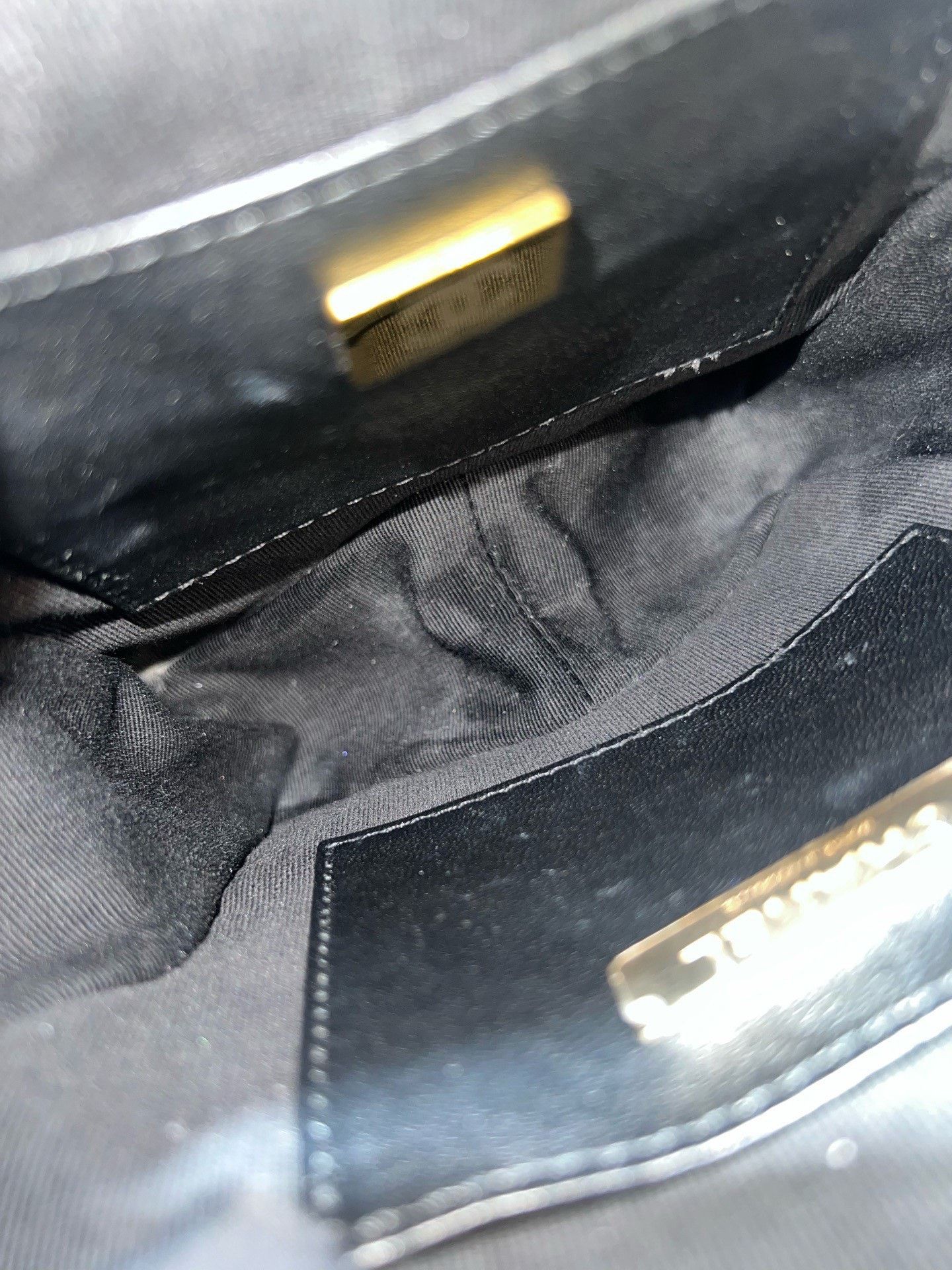 Chanel CHANEL Black Lambskin Star Bag Size ONE SIZE - 7 Thumbnail