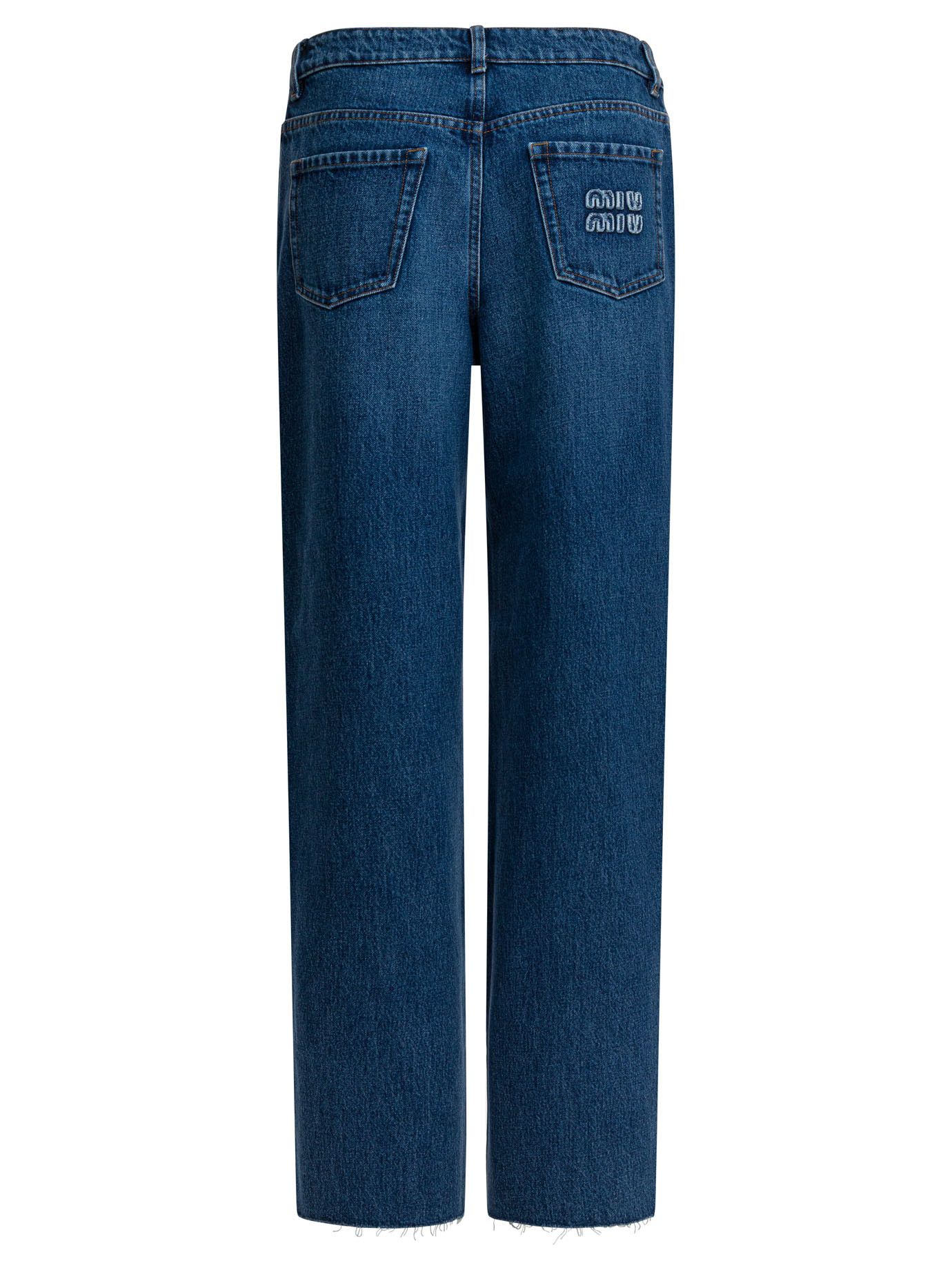 Miu Miu Miu Miu Five-Pocket Wide-Leg Jeans tag size 29 Women - USA Duties Paid Size 29" - 2 Thumbnail