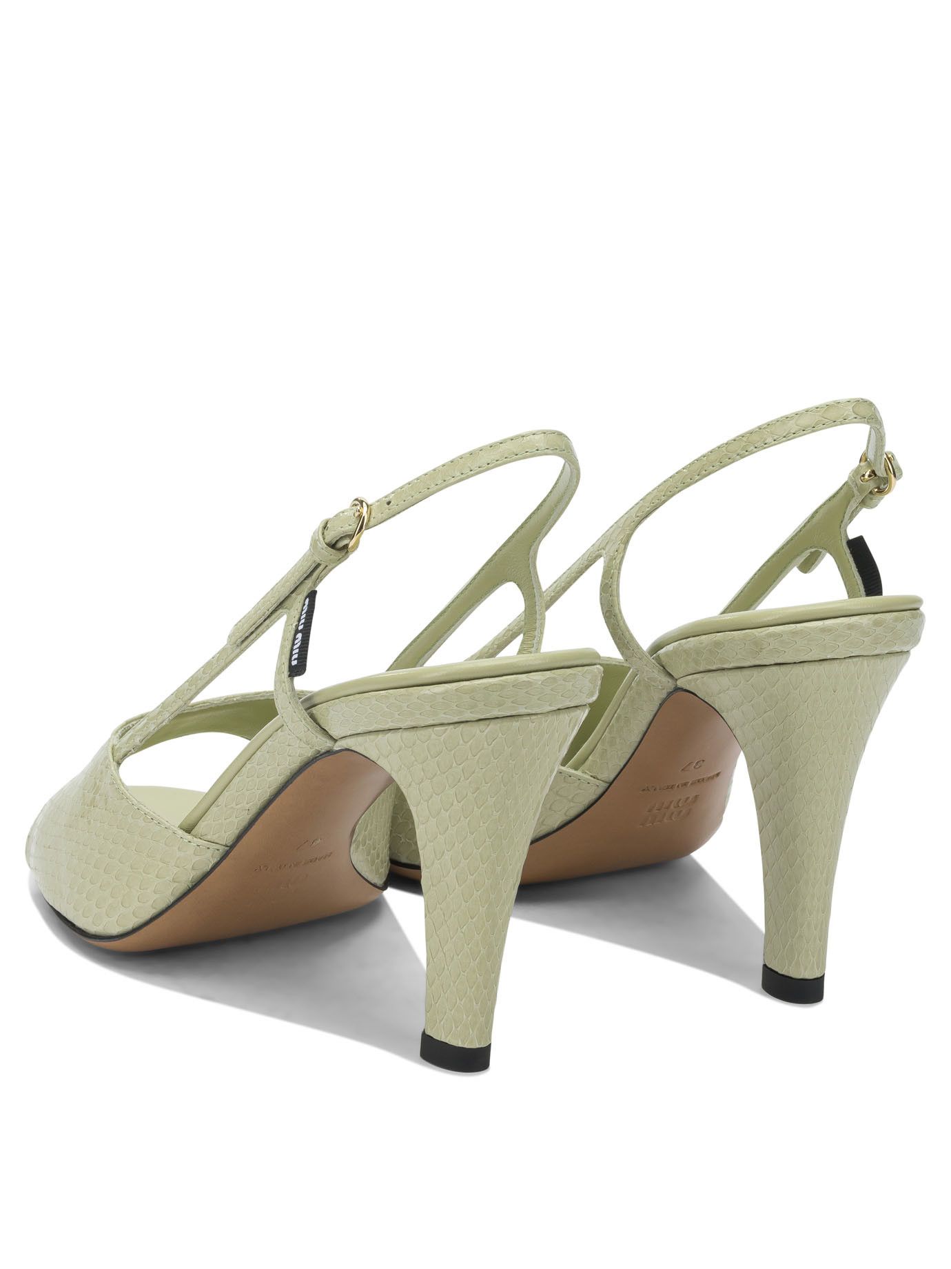 Miu Miu Miu Miu Ayers Slingback Sandals IT 37 Women - USA Duties Paid Size US 7 / IT 37 - 4 Thumbnail