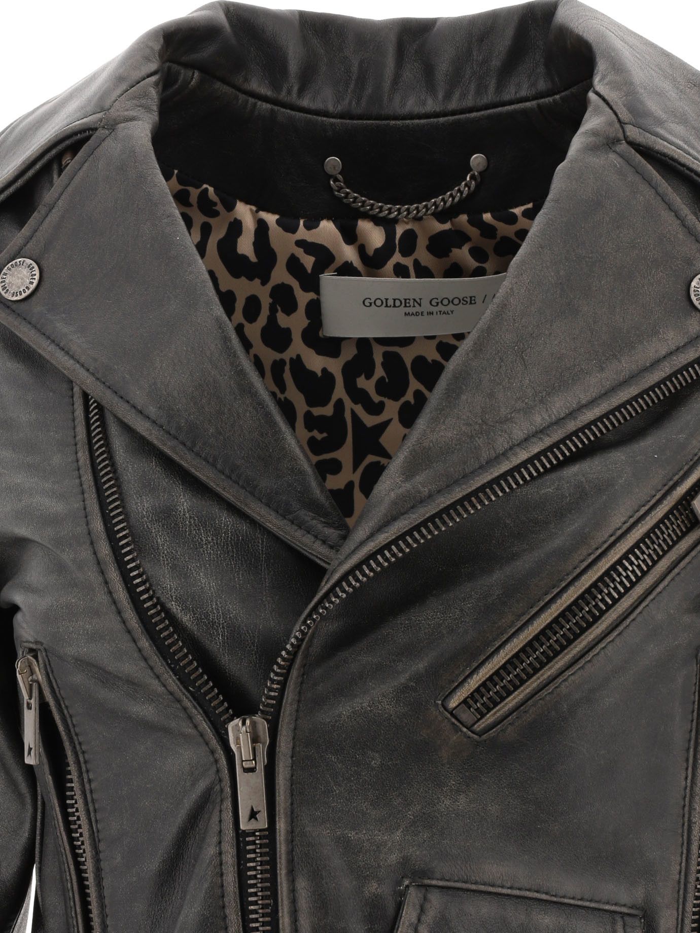 Golden Goose Golden Goose Leather Jacket Chiodo Destiny tag size 42 Women - USA Duties Paid Size M / US 6-8 / IT 42-44 - 3 Thumbnail