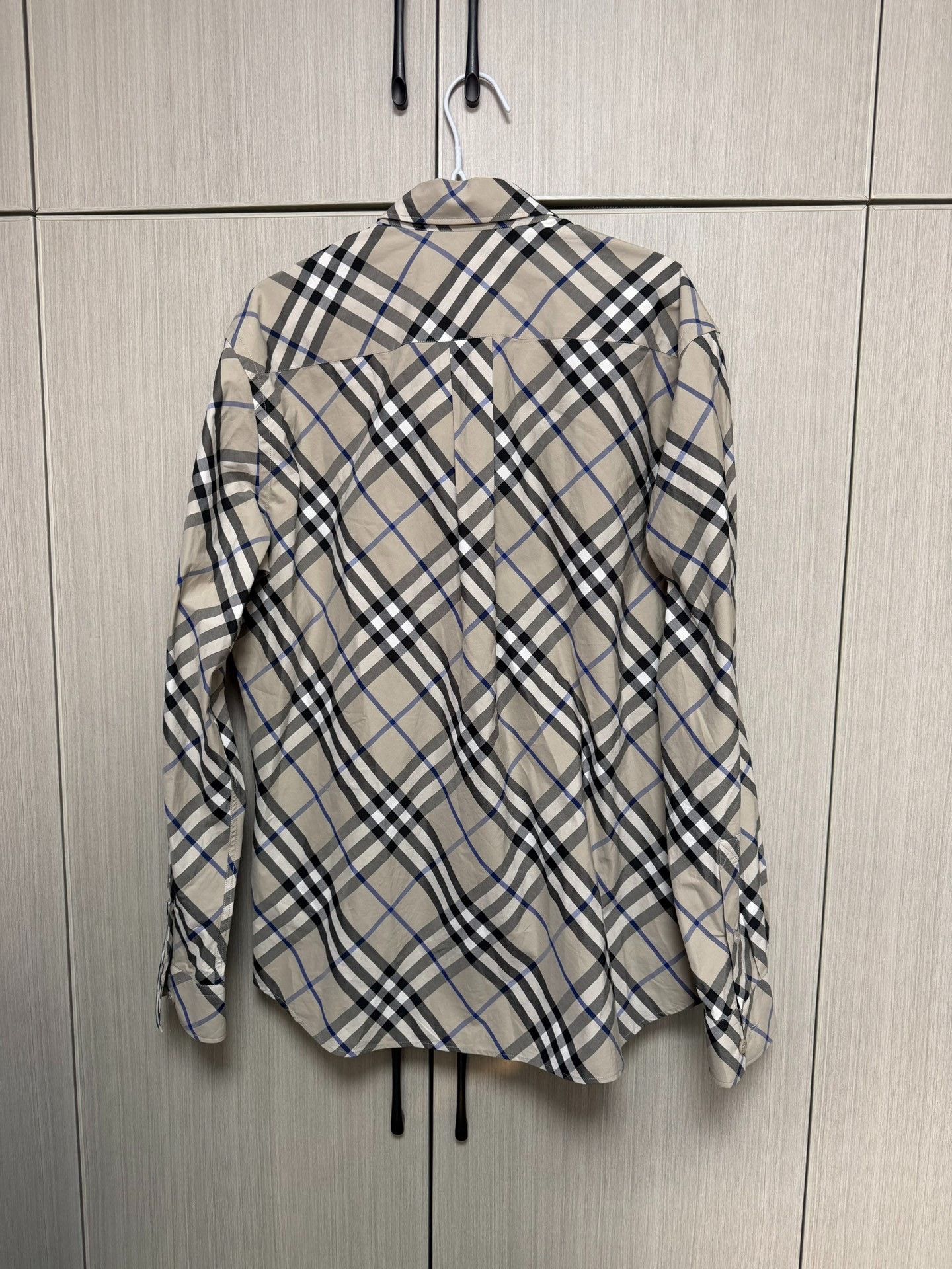 Burberry Burberry Plaid Blue Shirt M Men Size US M / EU 48-50 / 2 - 2 Thumbnail