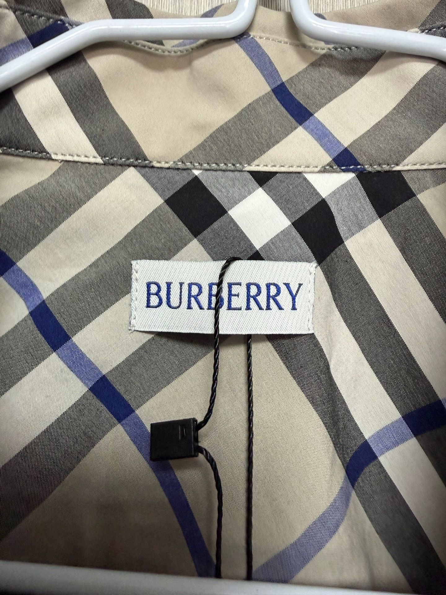 Burberry Burberry Plaid Blue Shirt M Men Size US M / EU 48-50 / 2 - 3 Thumbnail