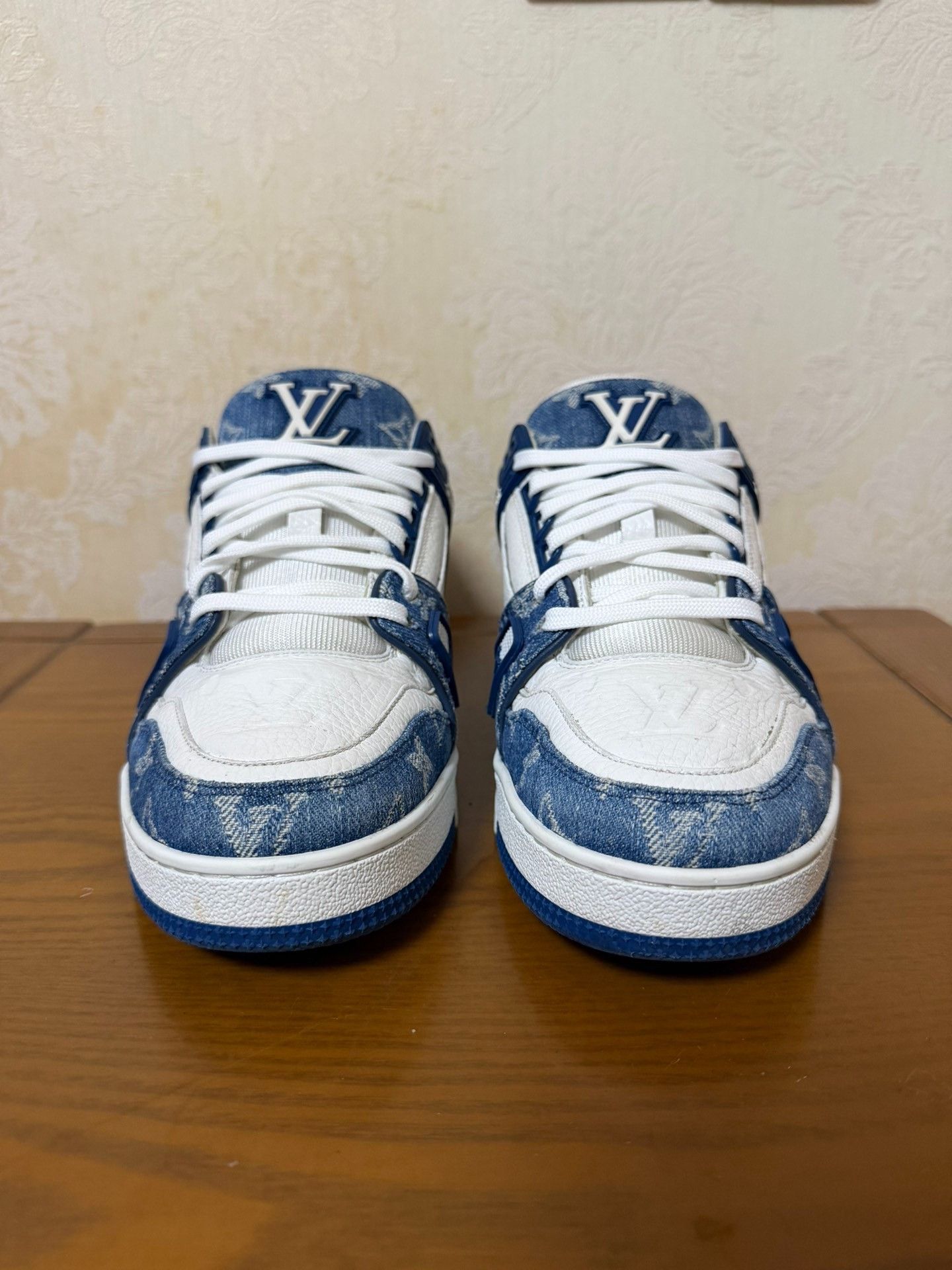 Louis Vuitton Louis Vuitton Training Denim Blue Lowtop Sneakers 7.5 Men Size US 7.5 / EU 40-41 - 2 Thumbnail