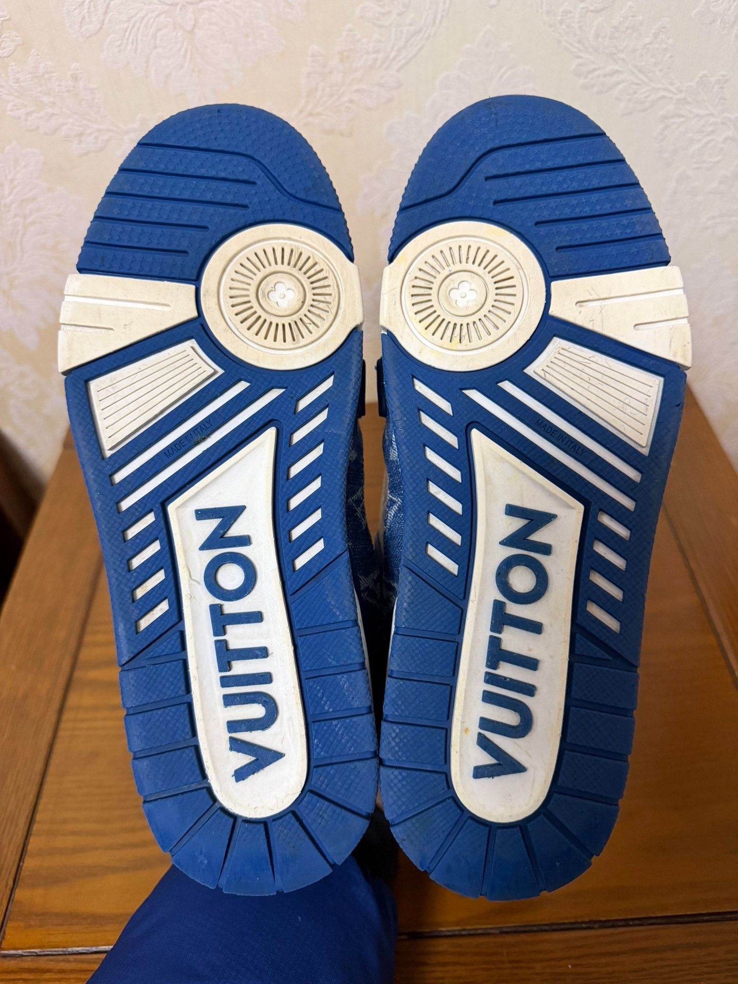 Louis Vuitton Louis Vuitton Training Denim Blue Lowtop Sneakers 7.5 Men Size US 7.5 / EU 40-41 - 4 Thumbnail