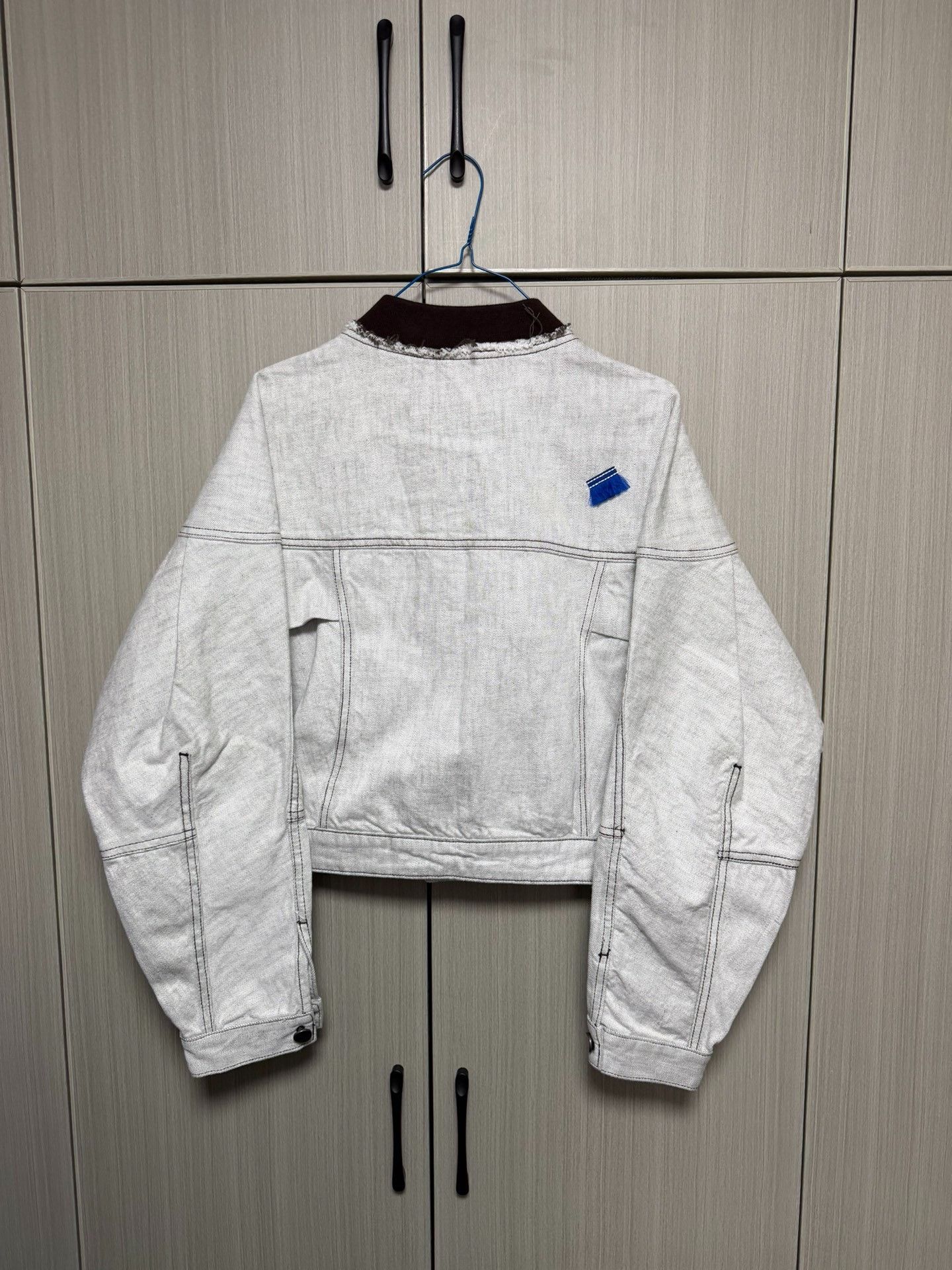 Ader Error ADER ERROR Denim White Light Jacket m Men Size US M / EU 48-50 / 2 - 2 Thumbnail