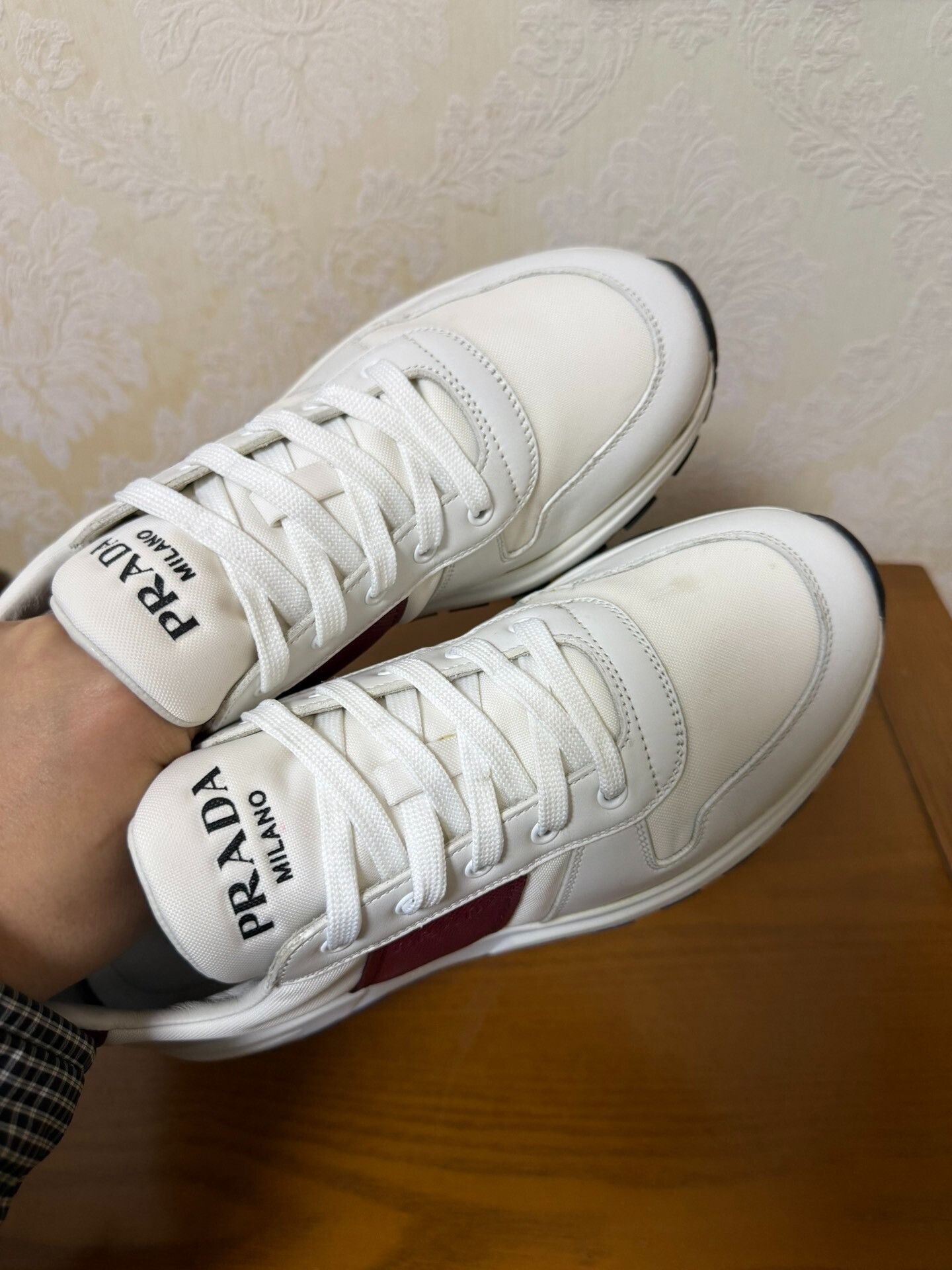 Prada Prada Casual Red Lowtop Sneakers 7.5 Men Size US 7.5 / EU 40-41 - 5 Thumbnail
