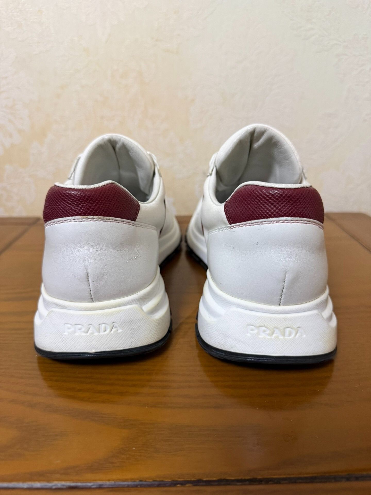 Prada Prada Casual Red Lowtop Sneakers 7.5 Men Size US 7.5 / EU 40-41 - 3 Thumbnail