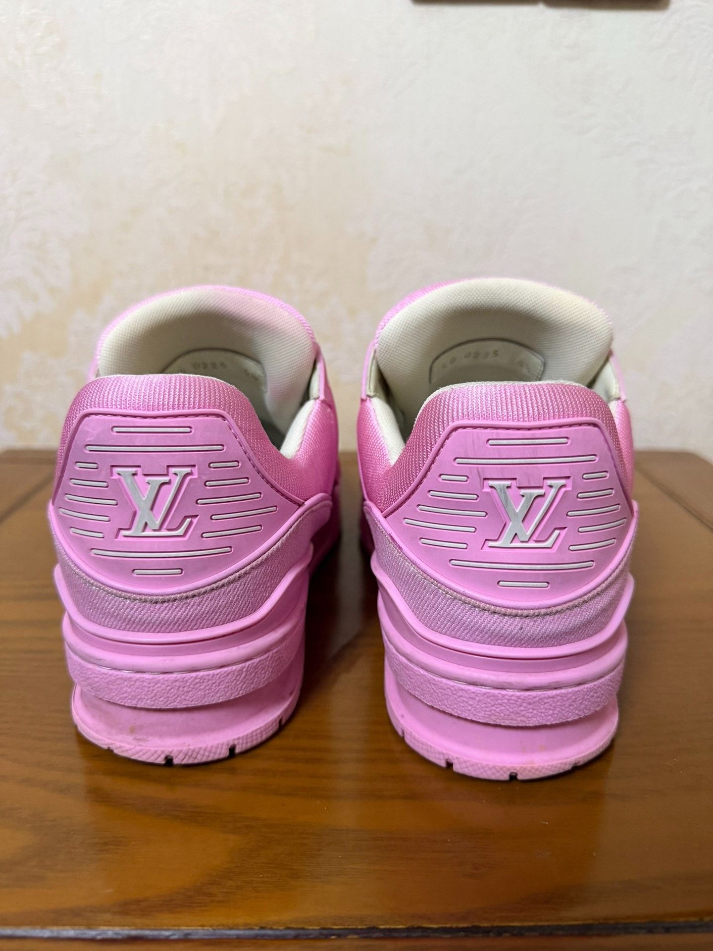 Louis Vuitton Louis Vuitton Training Denim Pink Lowtop Sneakers Women Size US 9.5 / IT 39.5 - 3 Thumbnail