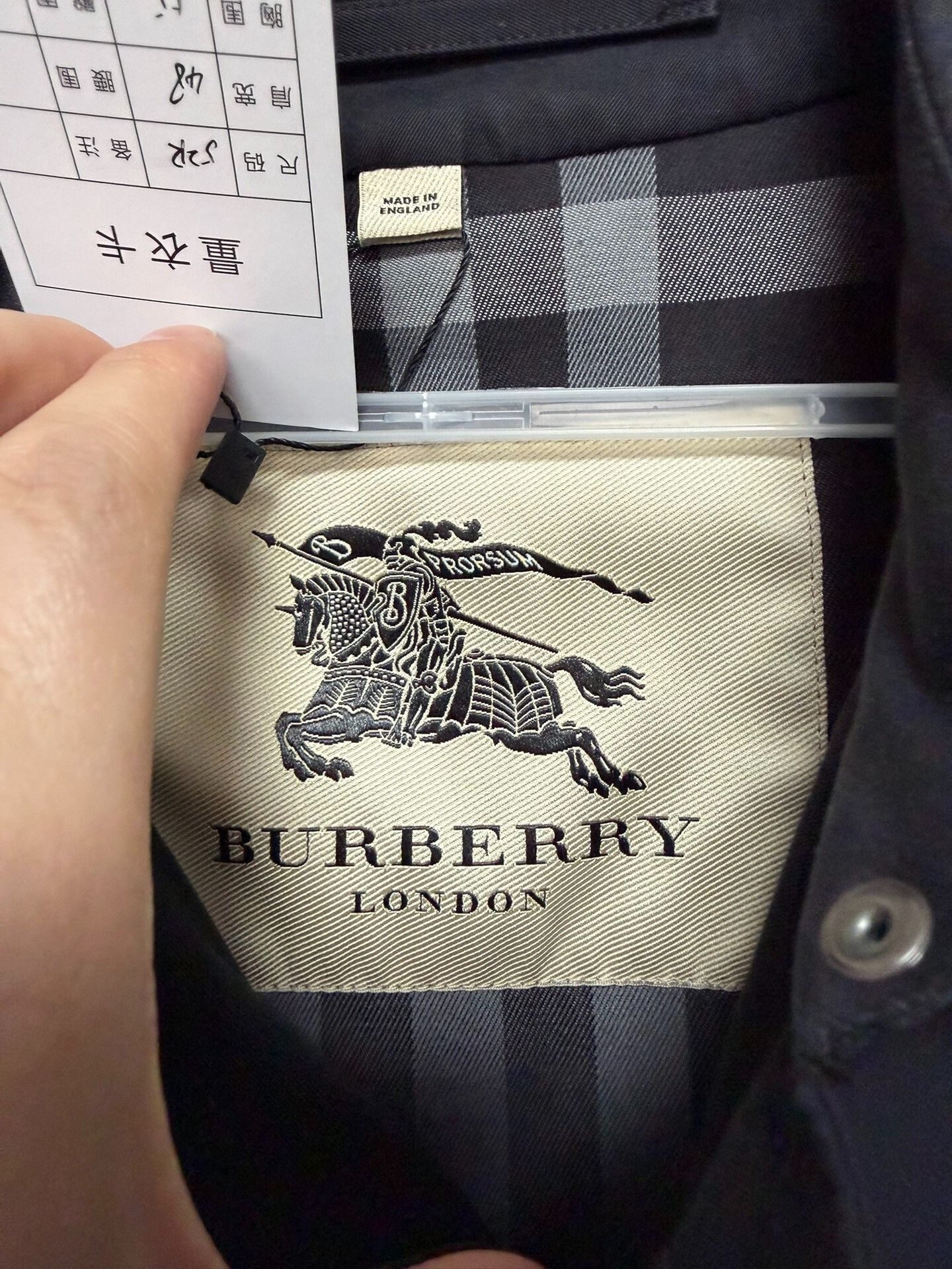 Burberry Burberry Cotton Black Light Jacket l Men Size US L / EU 52-54 / 3 - 3 Thumbnail