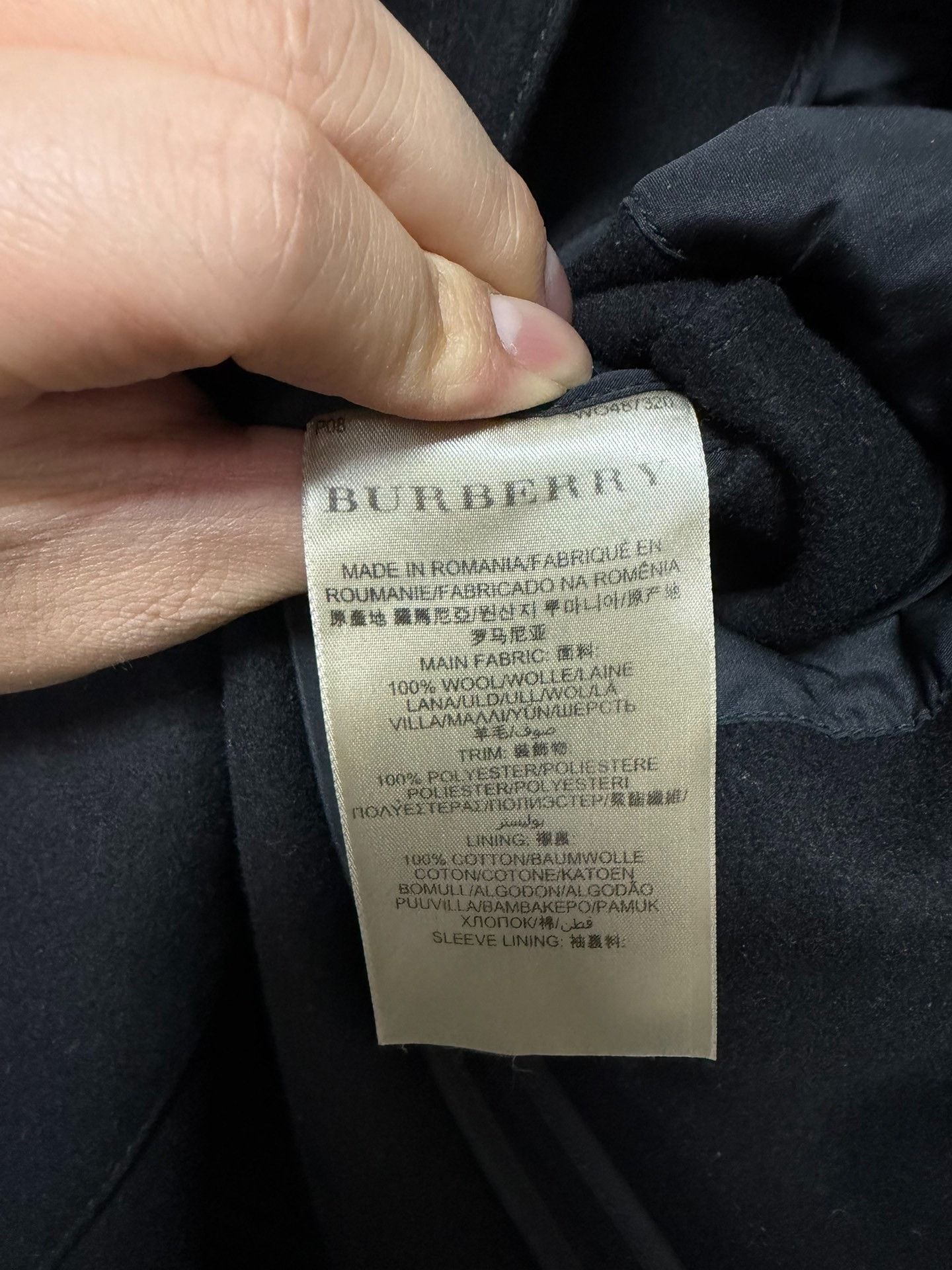 Burberry Burberry Premium Wool Heavy Coat xs Men Size US XS / EU 42 / 0 - 4 Thumbnail