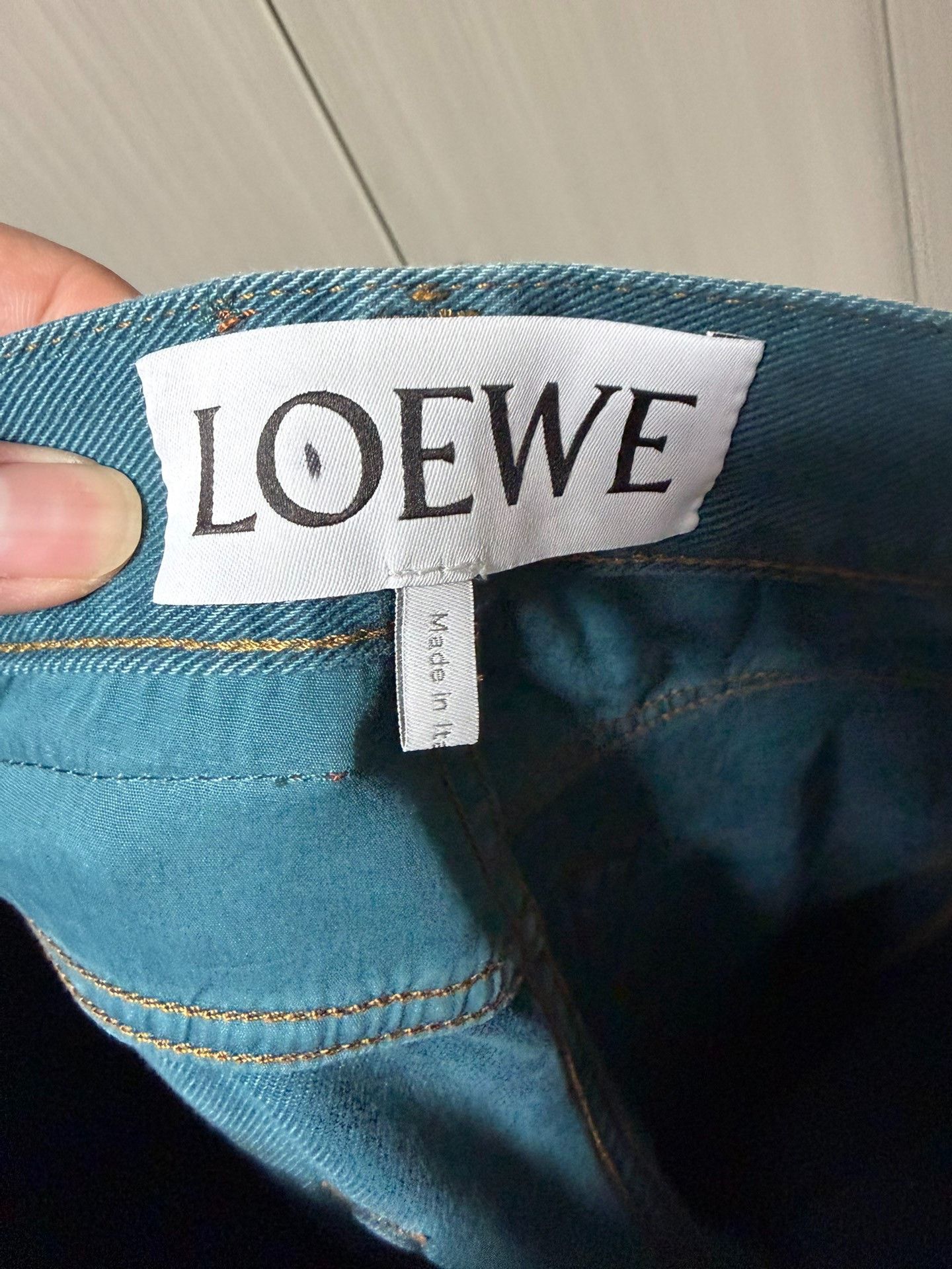 Loewe Loewe Denim Blue Denim Jeans 30 Men Size US 30 / EU 46 - 4 Thumbnail