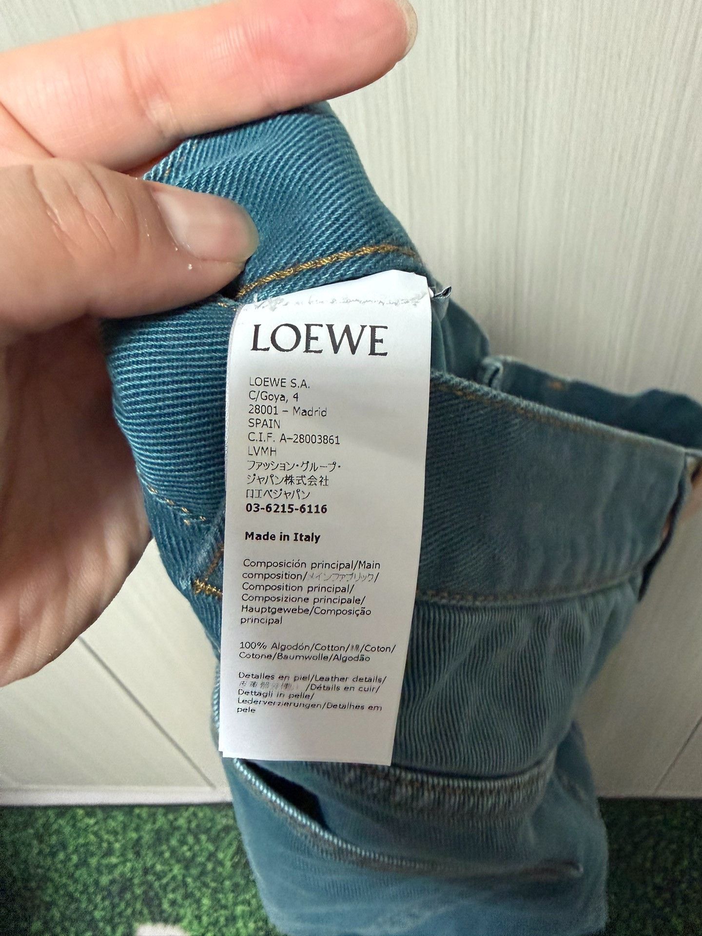 Loewe Loewe Denim Blue Denim Jeans 30 Men Size US 30 / EU 46 - 3 Thumbnail