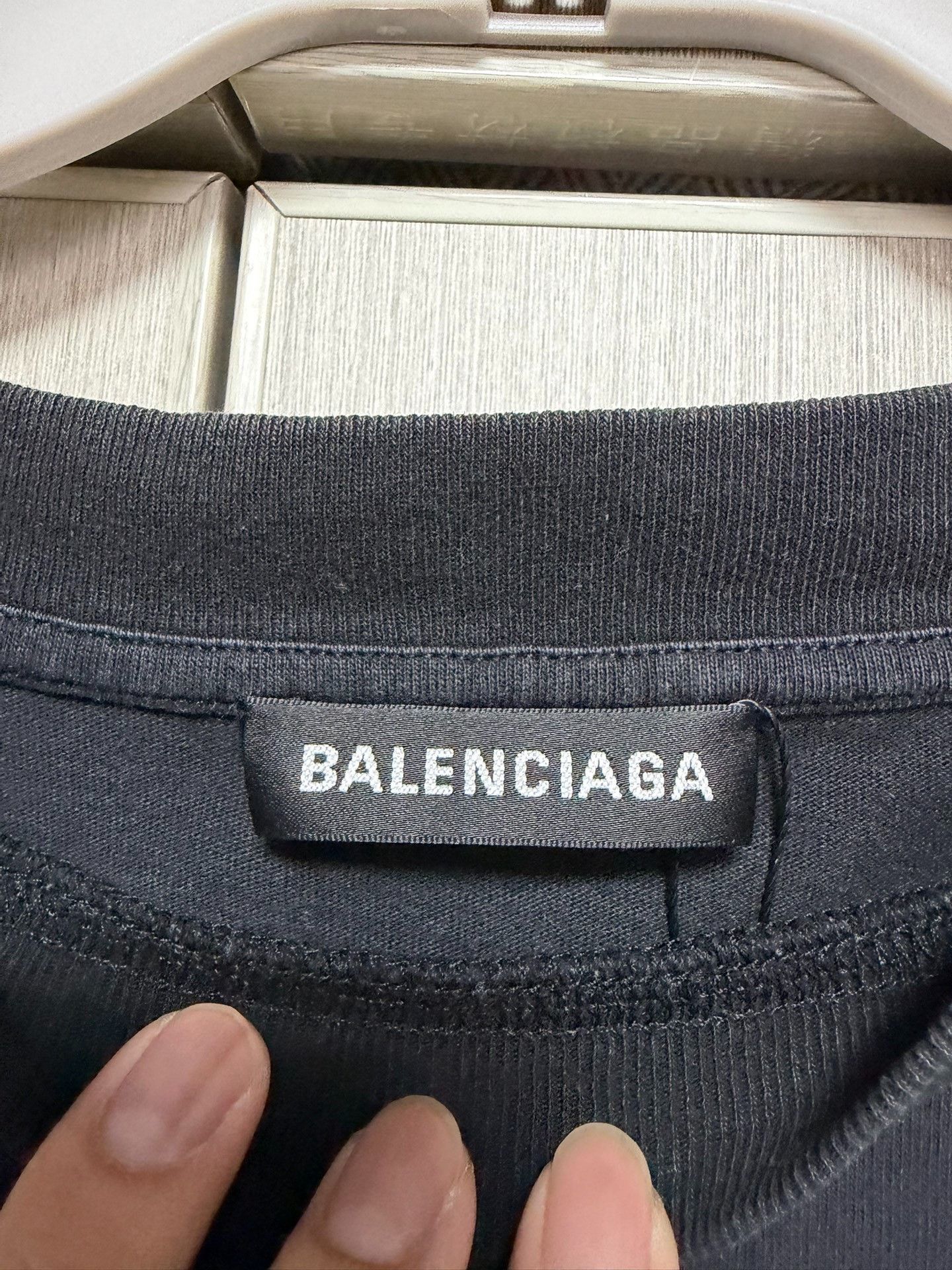 Balenciaga Balenciaga Black T-Shirt S Women Size S / US 4 / IT 40 - 3 Thumbnail