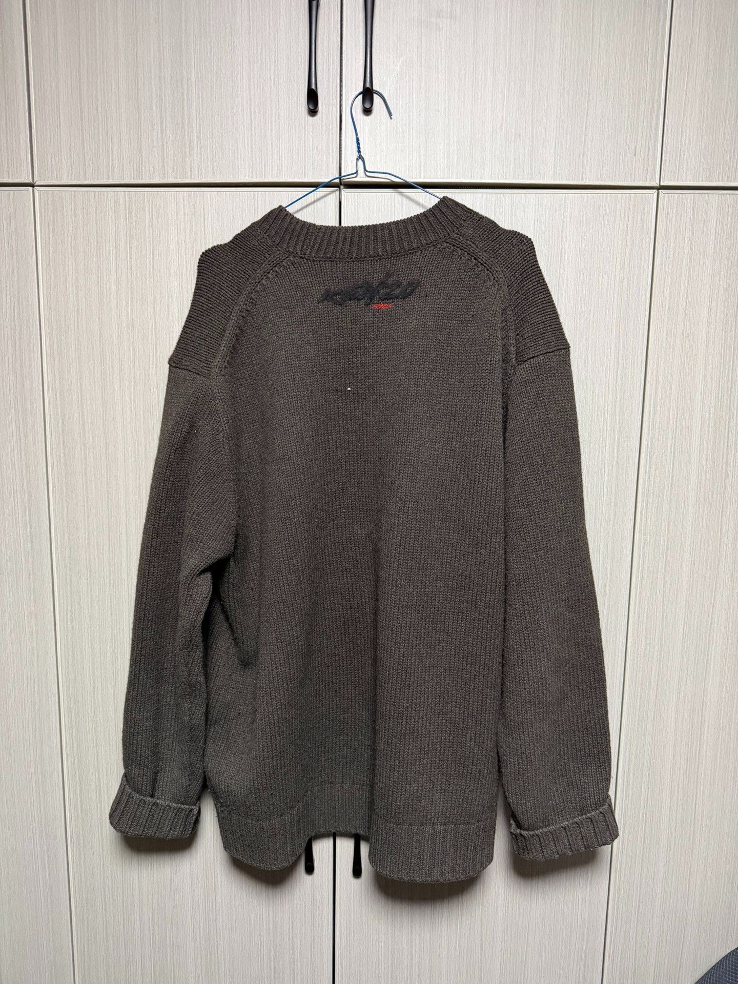 Kenzo Kenzo Collab Embroidered Green Sweater XL Women Size XL / US 12-14 / IT 48-50 - 2 Thumbnail
