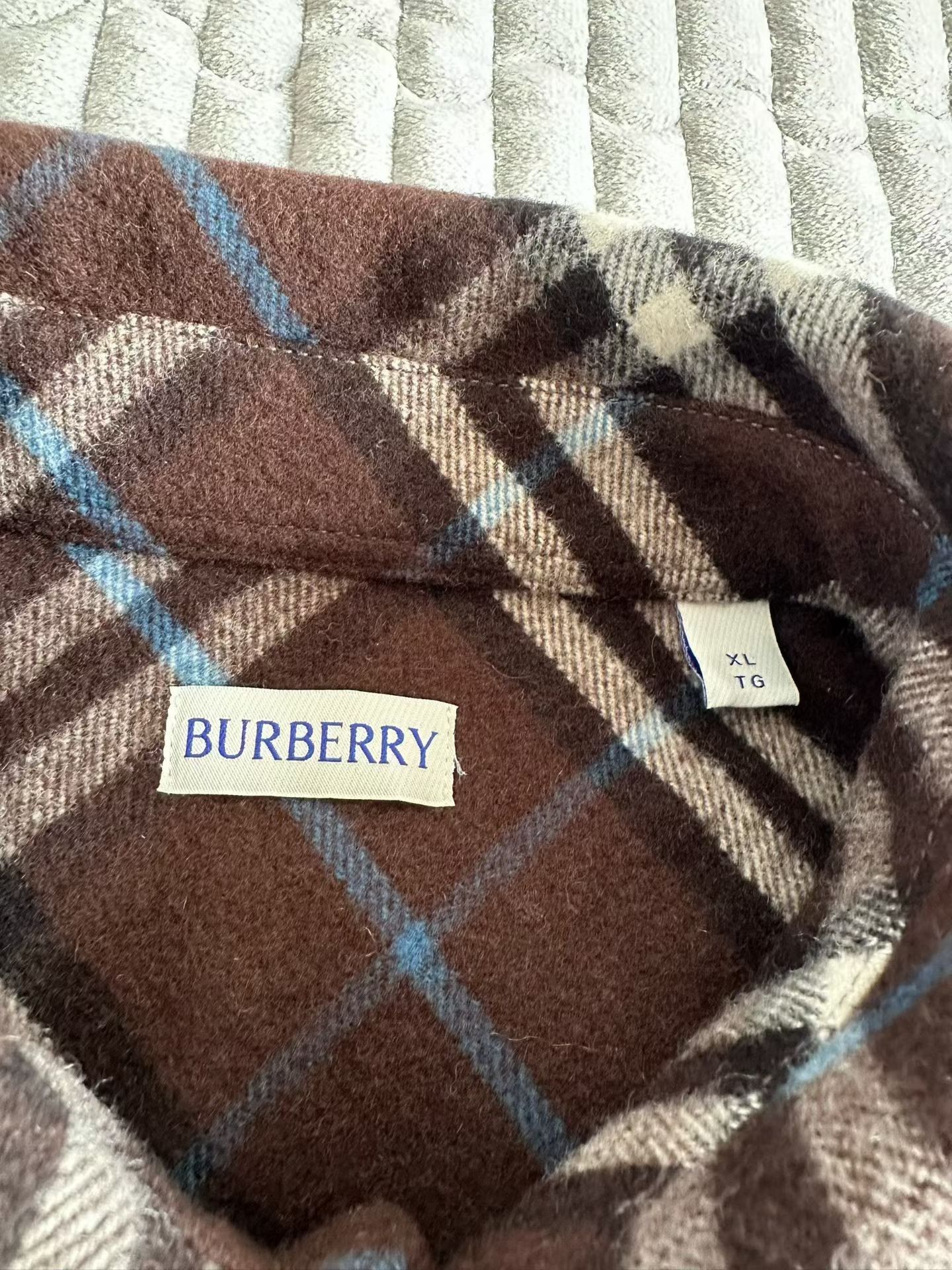 Burberry Burberry Wool Plaid Shirt xl Men Size US XL / EU 56 / 4 - 2 Thumbnail