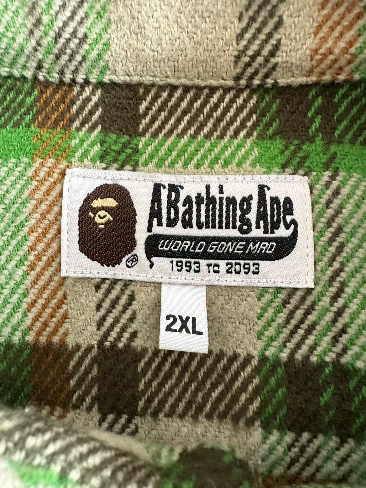 Bape Bape Plaid Shirt xxl Men Size US XXL / EU 58 / 5 - 2 Thumbnail