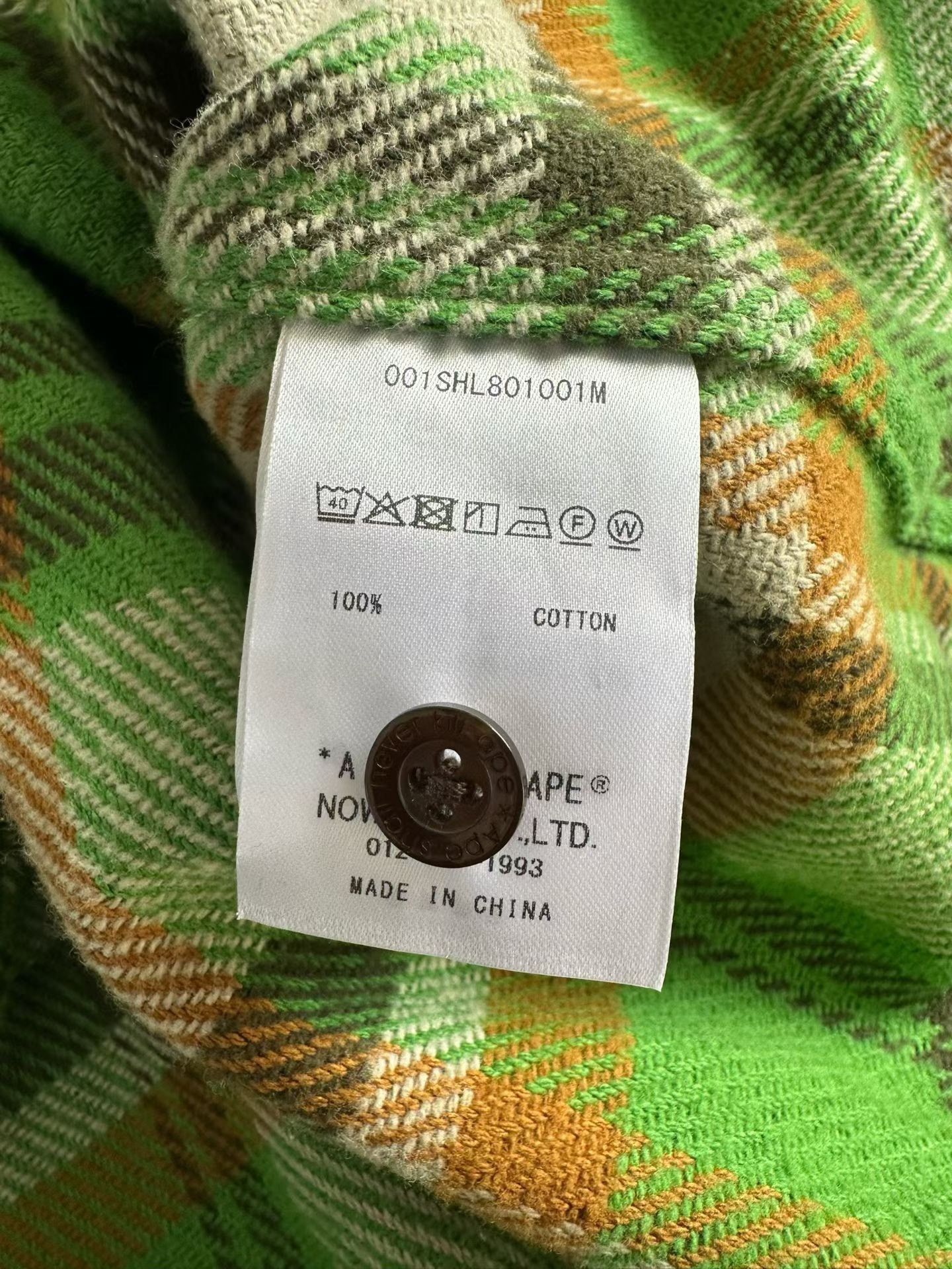 Bape Bape Plaid Shirt xxl Men Size US XXL / EU 58 / 5 - 3 Thumbnail