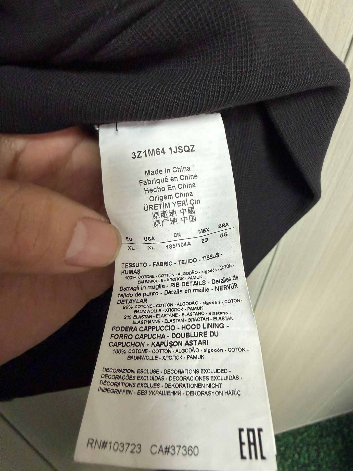 Armani Armani Black Light Jacket xl Men Size US XL / EU 56 / 4 - 6 Thumbnail