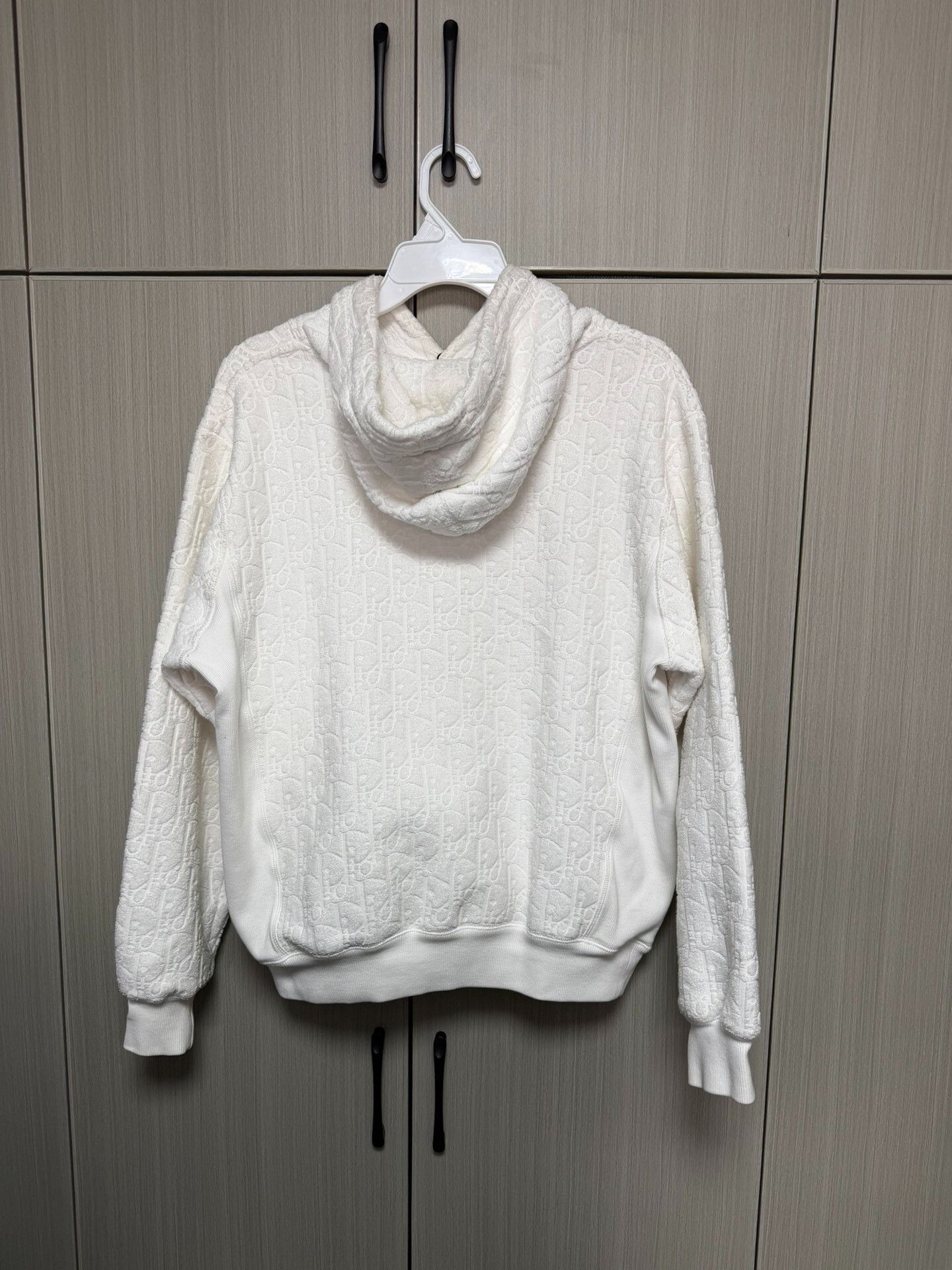 Dior Dior White Hoodie S Women Size S / US 4 / IT 40 - 2 Thumbnail