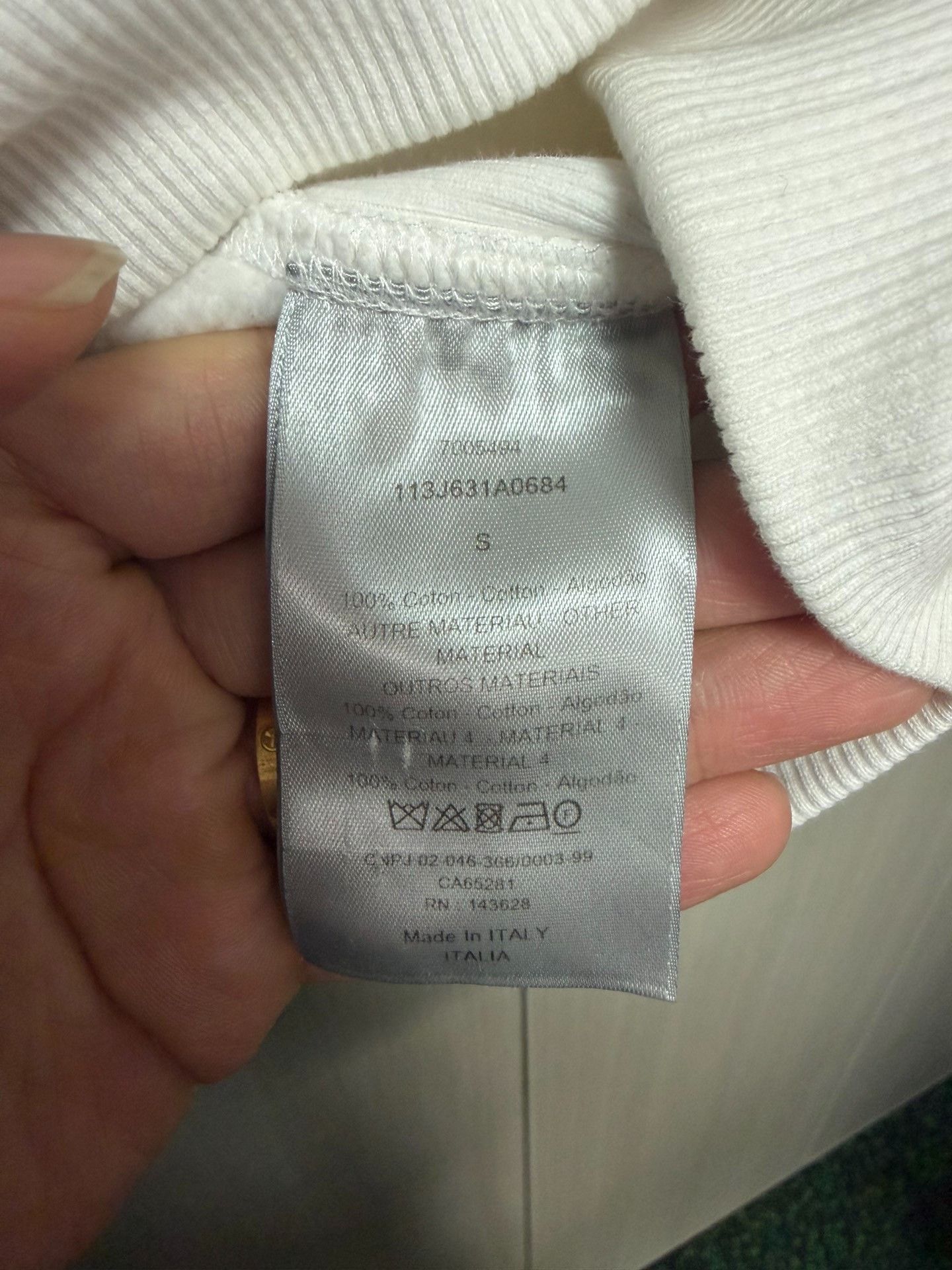 Dior Dior White Hoodie S Women Size S / US 4 / IT 40 - 5 Thumbnail