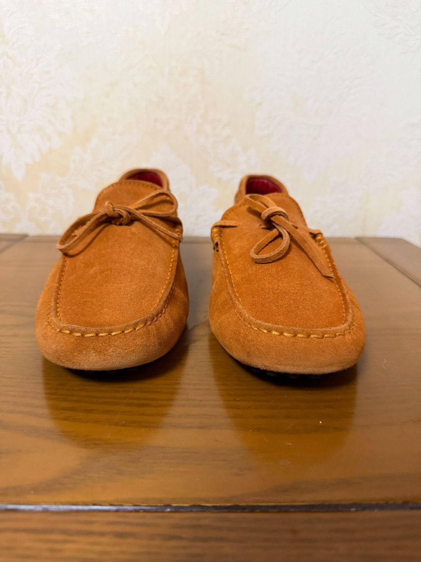 Tod's Tod's Collab Orange Slip Ons 8.5 Men Size US 8.5 / EU 41-42 - 2 Thumbnail