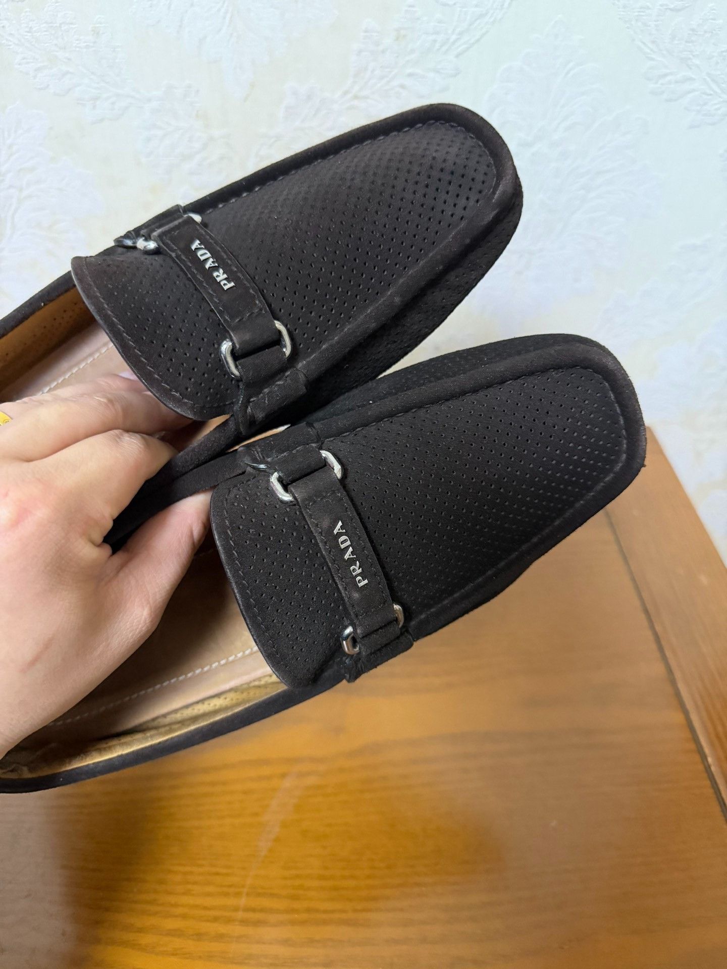Prada Prada Brown Slip Ons 8 Men Size US 8 / EU 41 - 5 Thumbnail