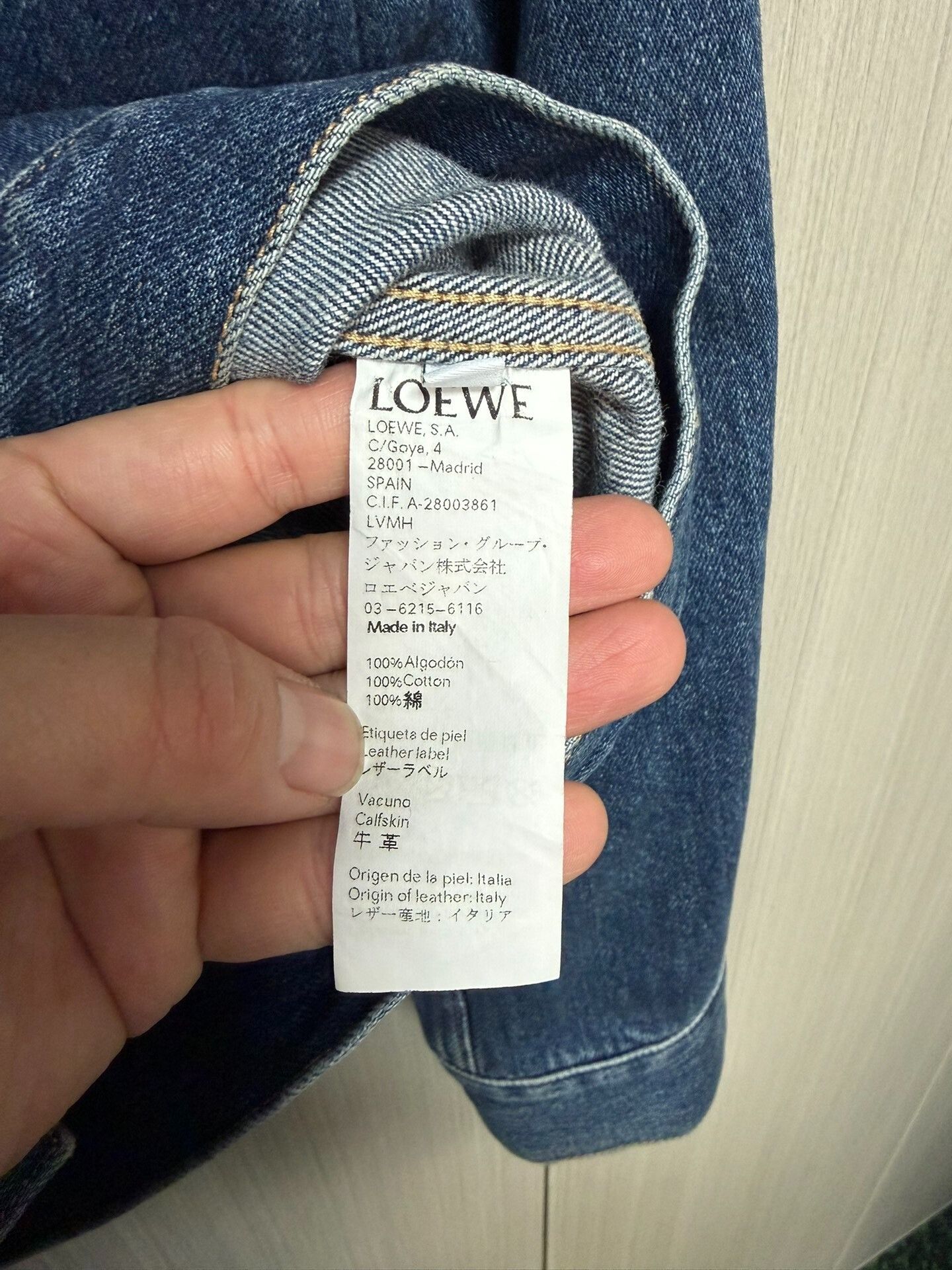 Loewe Loewe Denim Light Jacket m Men Size US M / EU 48-50 / 2 - 5 Thumbnail