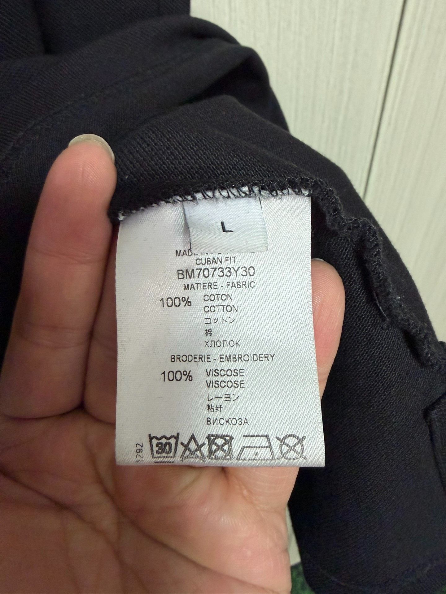Givenchy Givenchy Embroidered Black Polo l Men Size US L / EU 52-54 / 3 - 5 Thumbnail