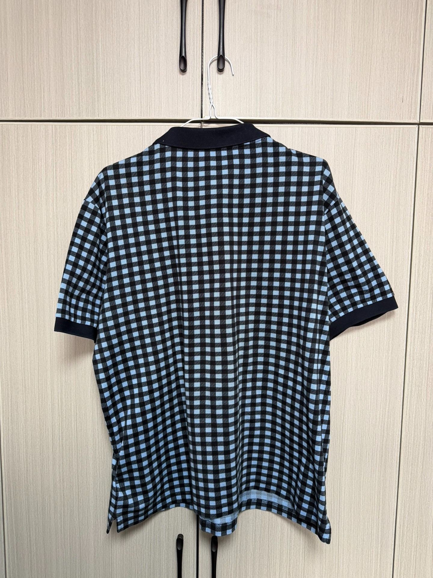 Prada Prada Plaid Blue Polo XL Men Size US XL / EU 56 / 4 - 2 Thumbnail