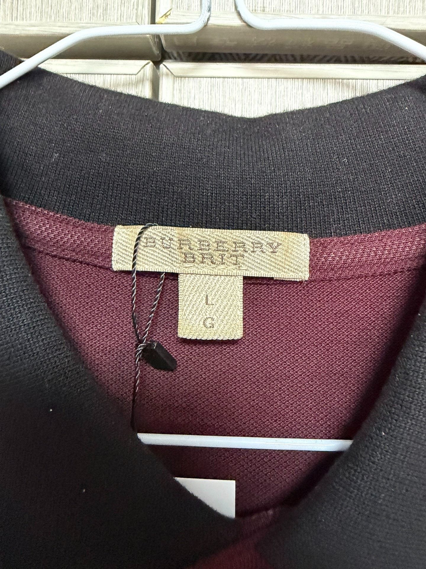 Burberry Burberry Embroidered Red Polo l Men Size US L / EU 52-54 / 3 - 3 Thumbnail