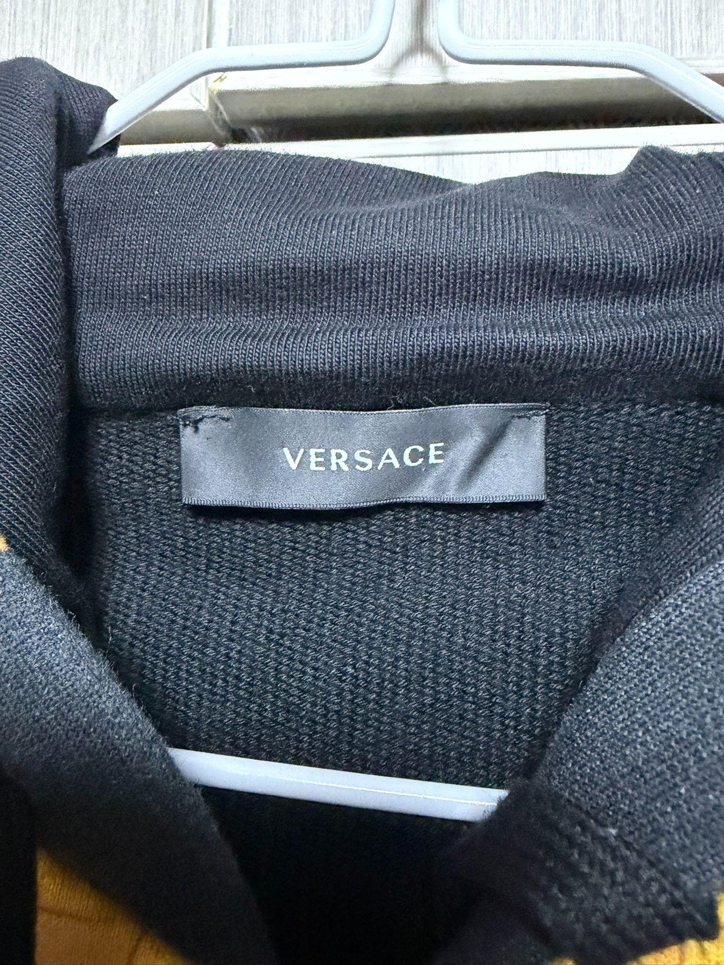 Versace Versace Cotton Black Hoodie l Men Size US L / EU 52-54 / 3 - 3 Thumbnail