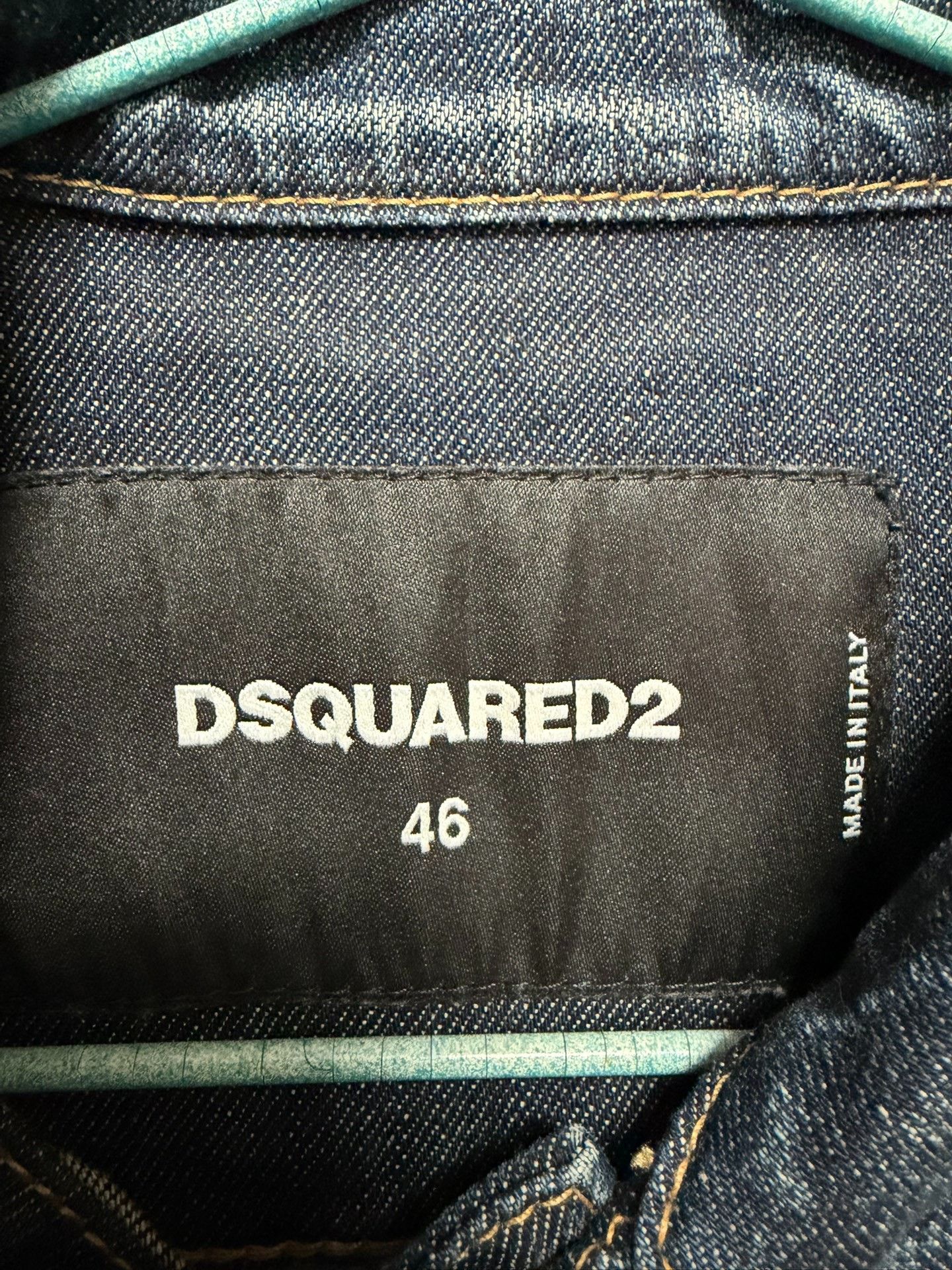 Dsquared2 Dsquared2 Denim Cropped Red Light Jacket s Men Size US S / EU 44-46 / 1 - 4 Thumbnail