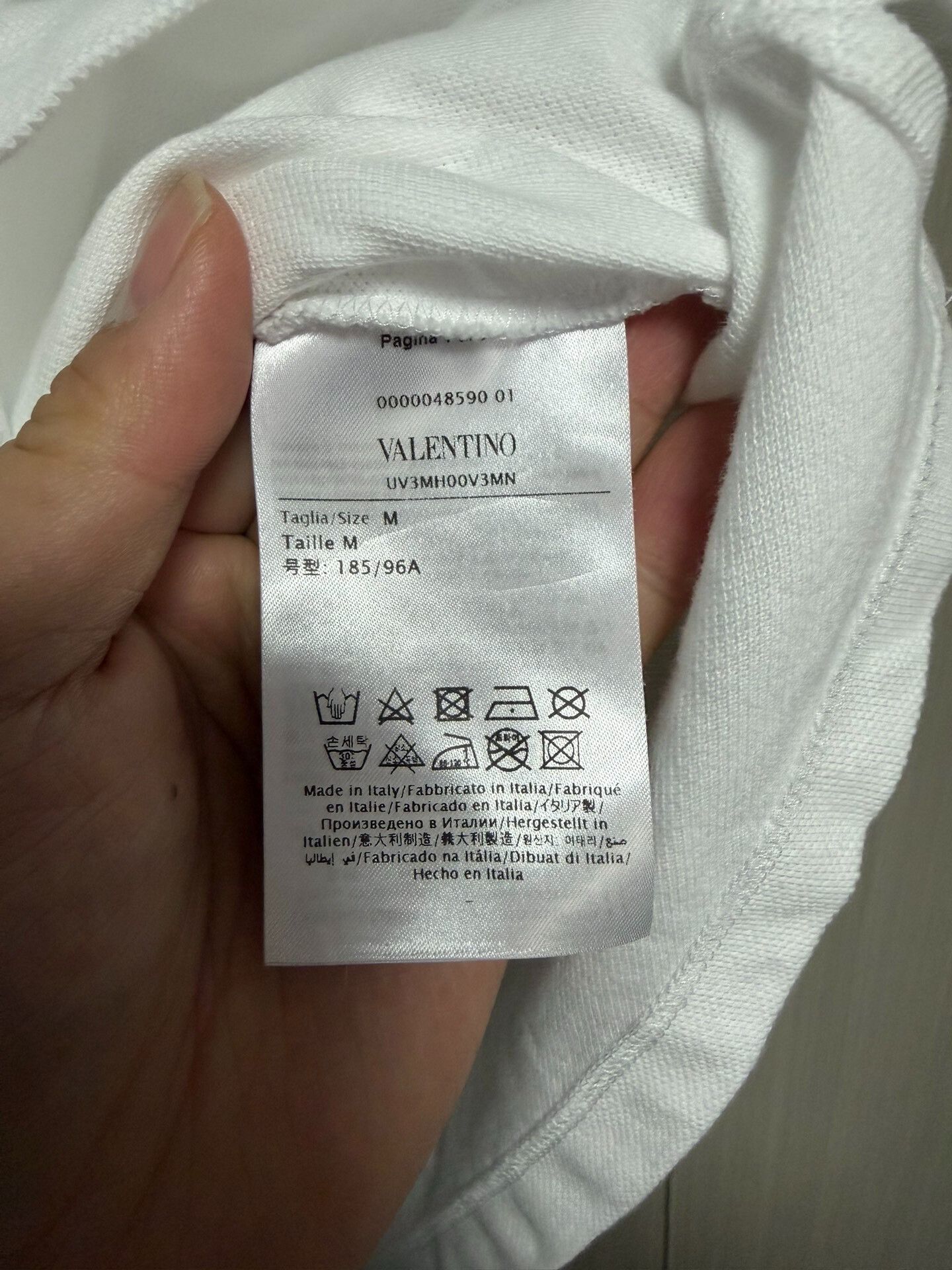 Valentino Valentino White Polo m Men Size US M / EU 48-50 / 2 - 4 Thumbnail