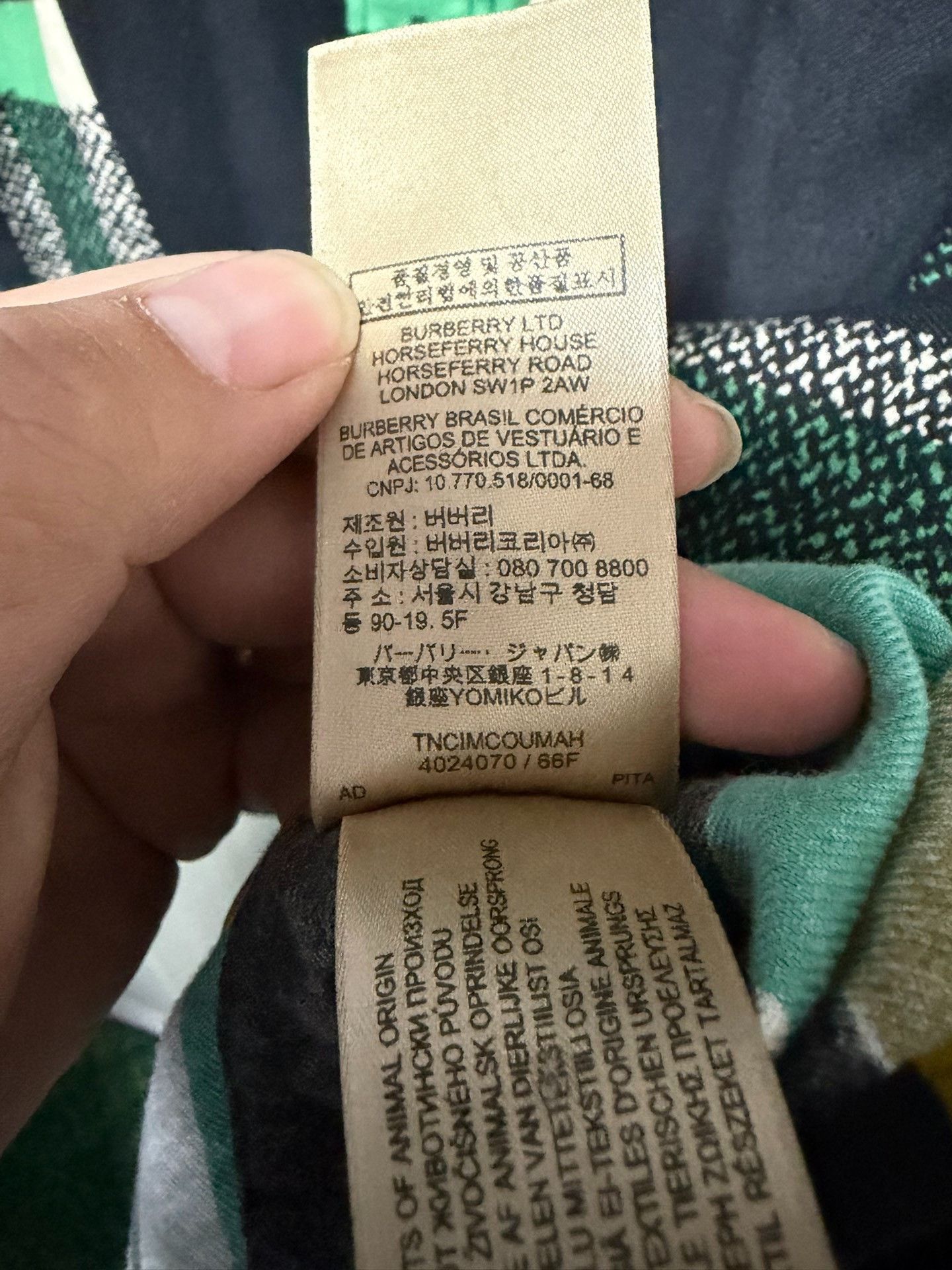 Burberry Burberry Plaid Shirt l Men Size US L / EU 52-54 / 3 - 4 Thumbnail