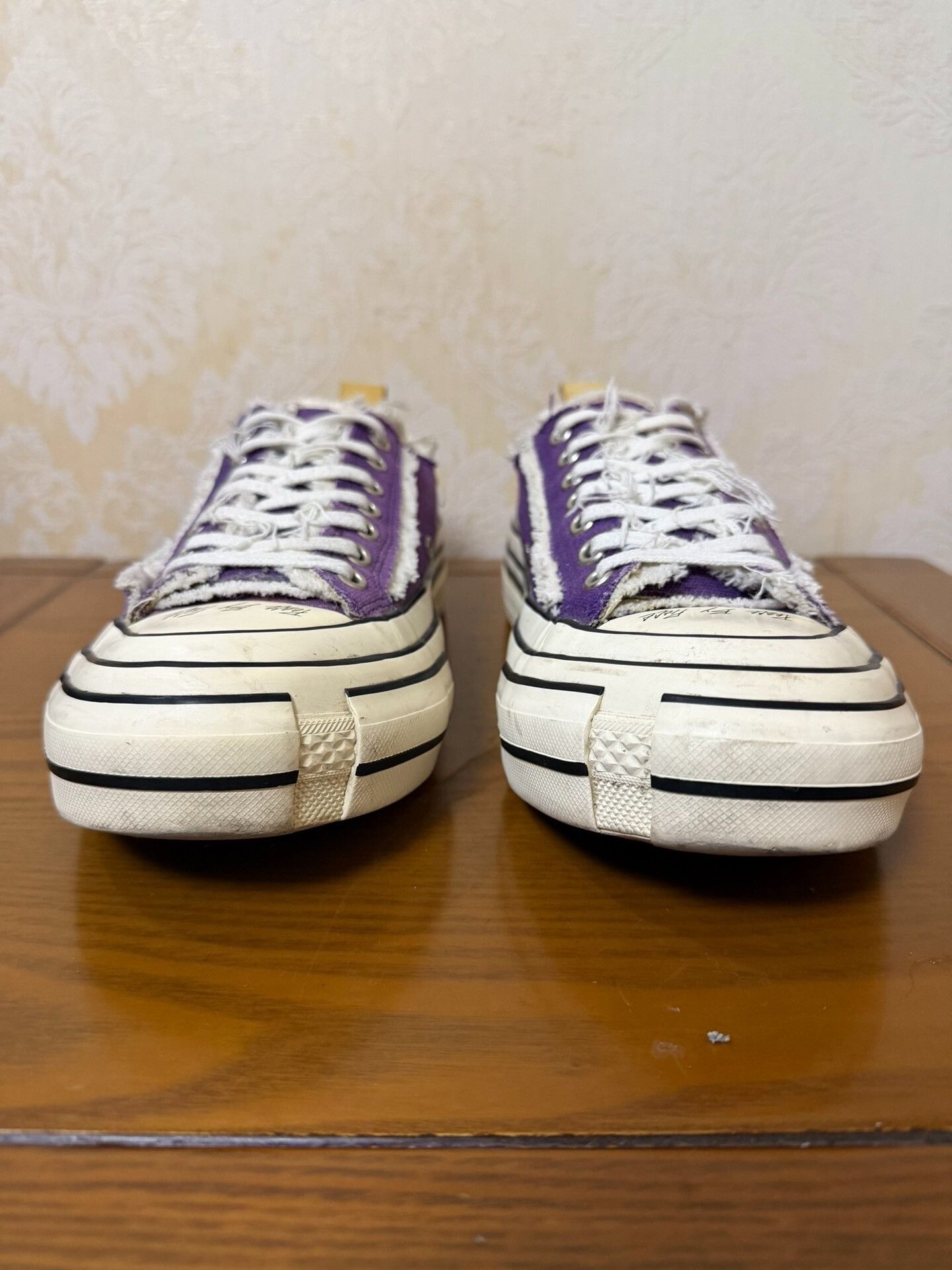 Yohji Yamamoto Yohji Yamamoto Purple Lowtop Sneakers 8 Men Size US 8 / EU 41 - 2 Thumbnail