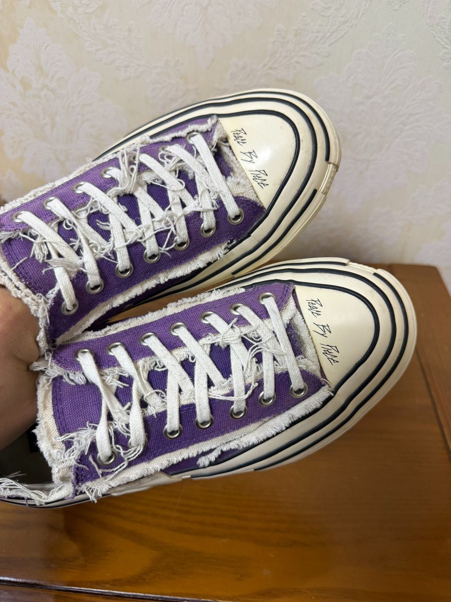 Yohji Yamamoto Yohji Yamamoto Purple Lowtop Sneakers 8 Men Size US 8 / EU 41 - 5 Thumbnail