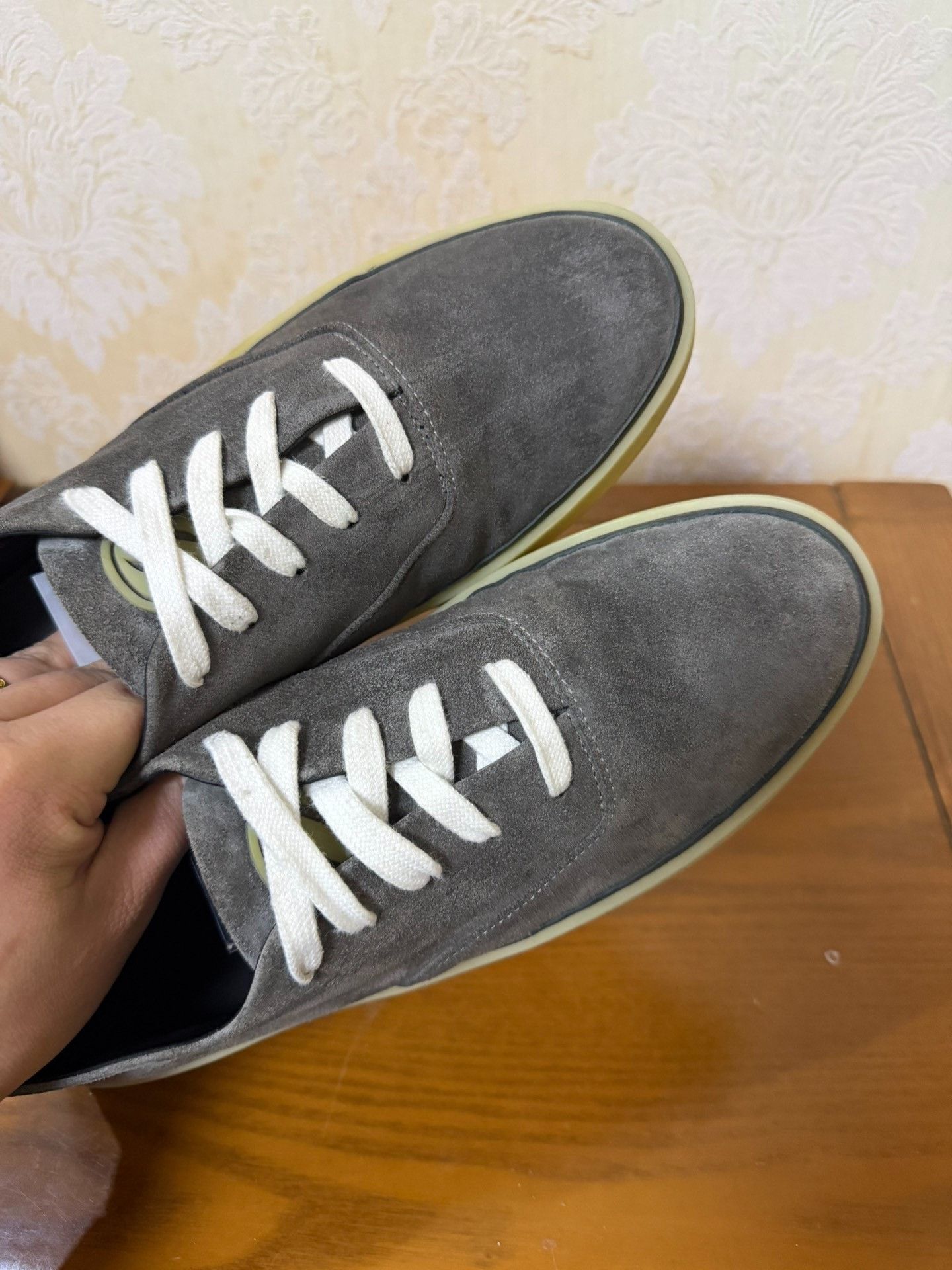 Ermenegildo Zegna Ermenegildo Zegna Collab Gray Lowtop Sneakers 9 Men Size US 9 / EU 42 - 5 Thumbnail
