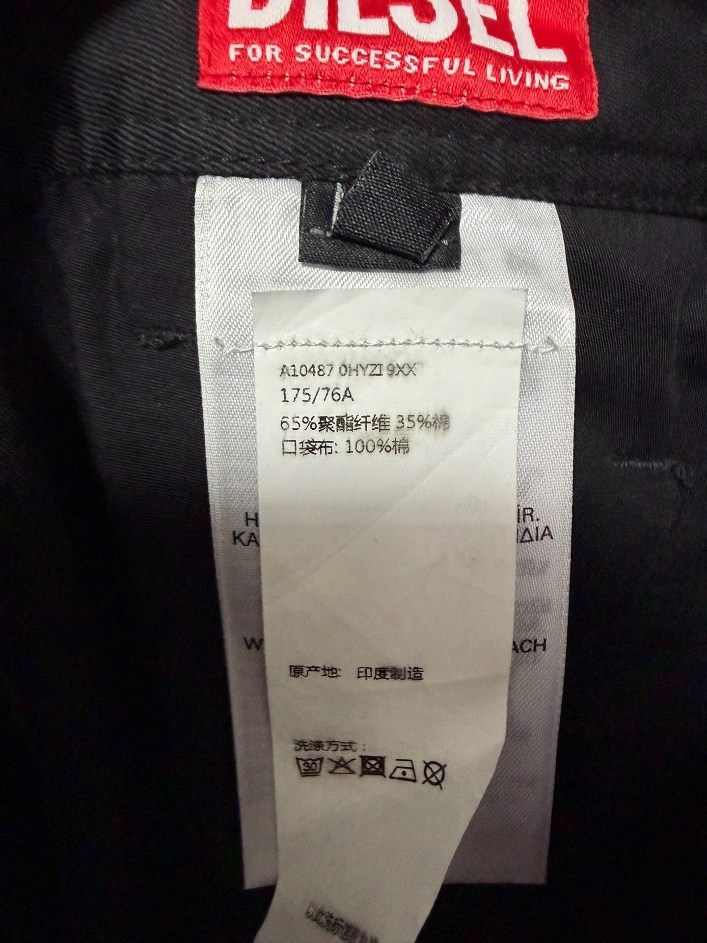 Diesel Diesel Retro Embroidered Casual Pants 34 Men Size US 34 / EU 50 - 4 Thumbnail