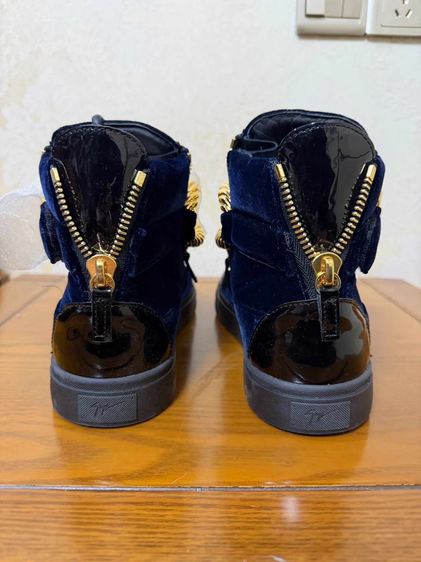 Giuseppe Zanotti Giuseppe Zanotti Casual Blue Hitop Sneakers 8 Men Size US 8 / EU 41 - 3 Thumbnail