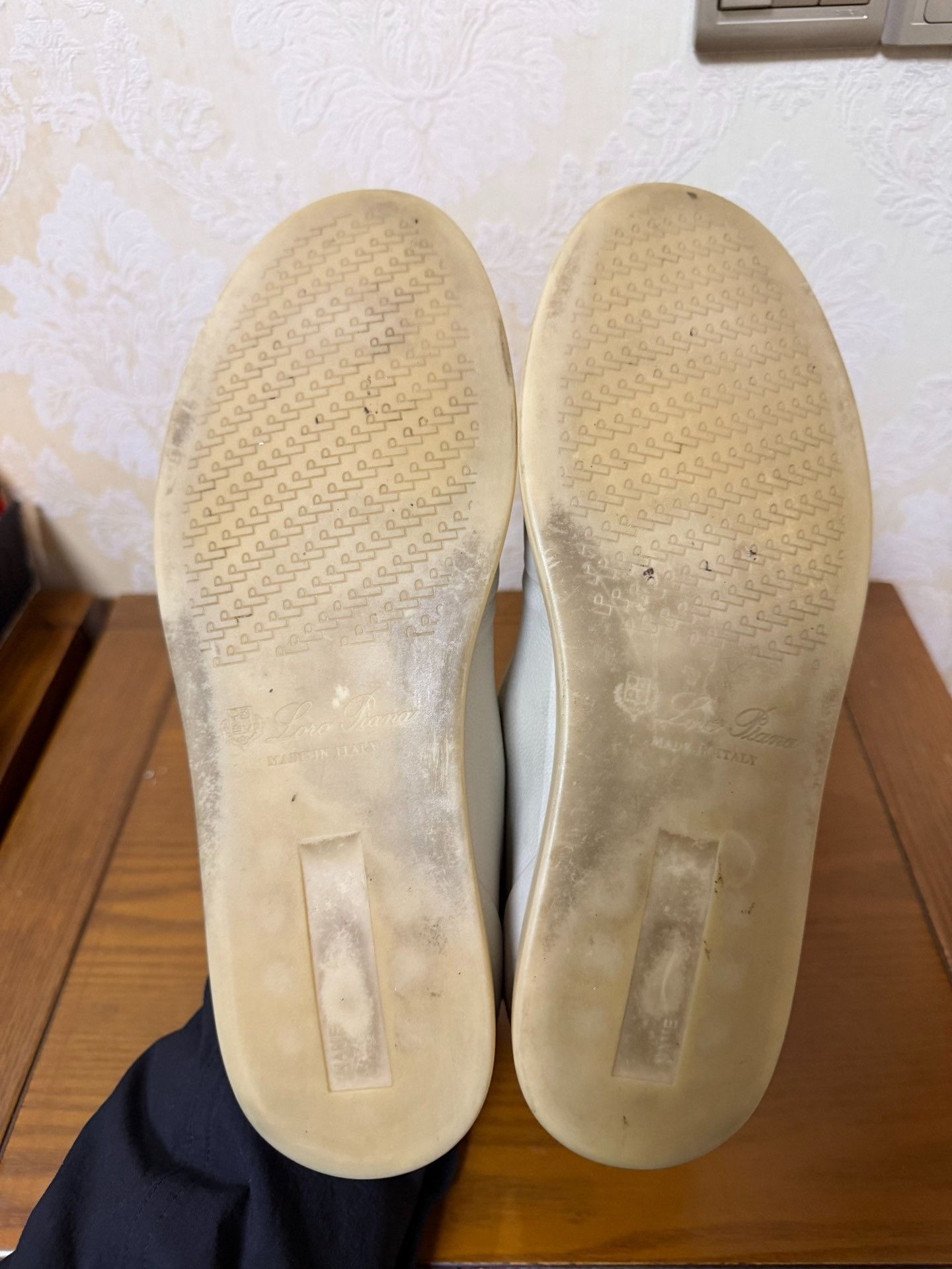 Loro Piana Loro Piana Leather White Lowtop Sneakers 7 Men Size US 7 / EU 40 - 3 Thumbnail