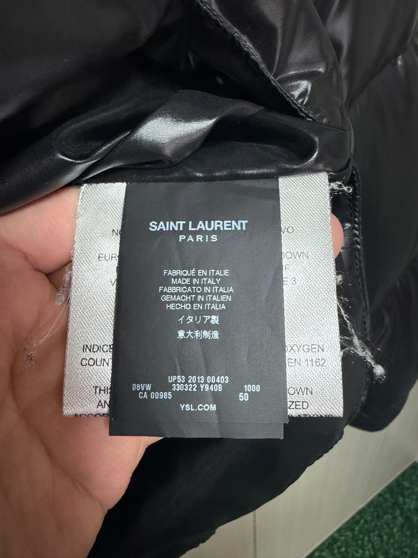 Saint Laurent Paris Saint Laurent Paris Down Black Heavy Coat m Men Size US M / EU 48-50 / 2 - 5 Thumbnail